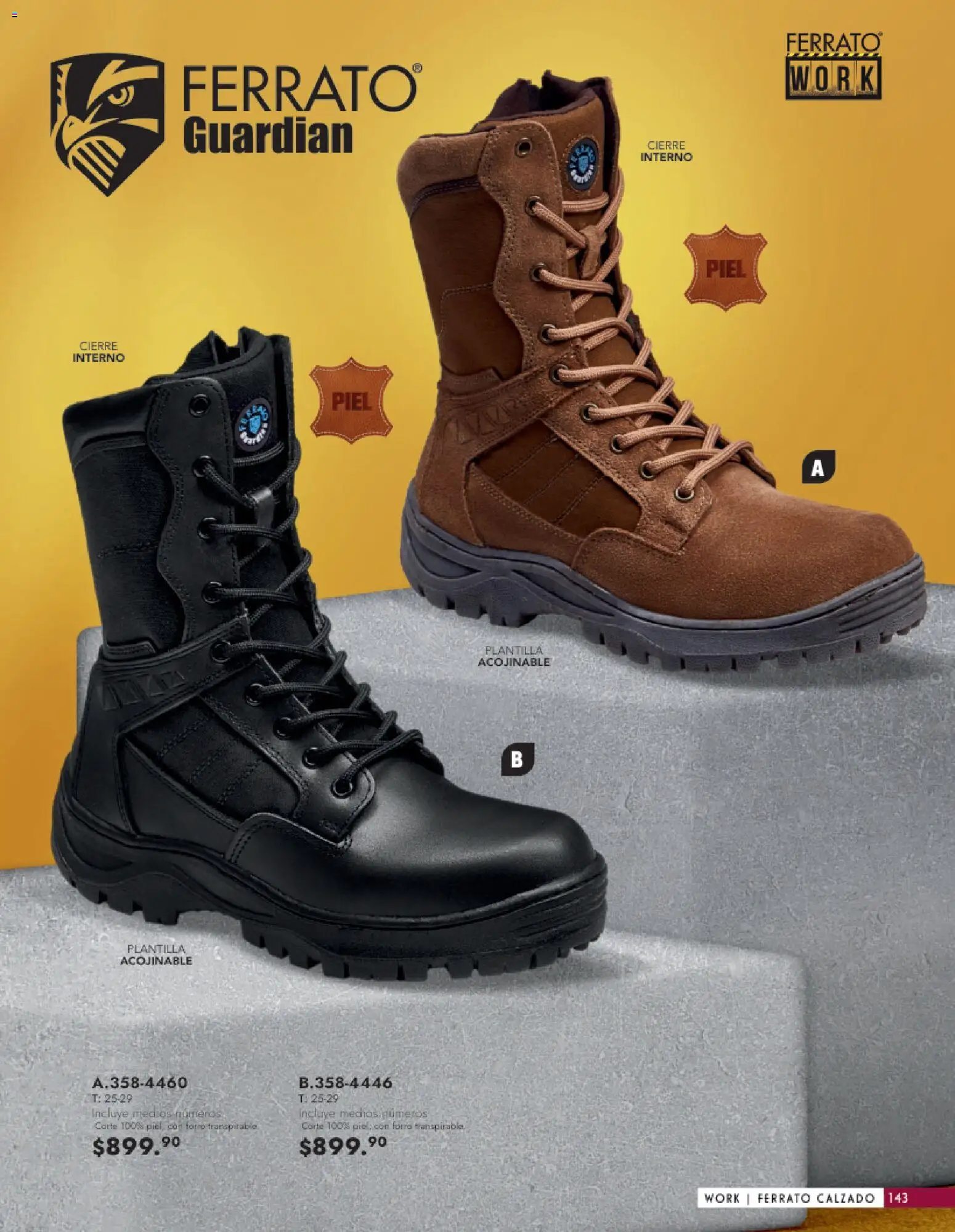 Nuevas ofertas de Andrea válidas en toda la República Mexicana desde el 25.01.2026. ¡Encuentra las mejores ofertas en Andrea catálogo Calzado Caballero! | Página: 143