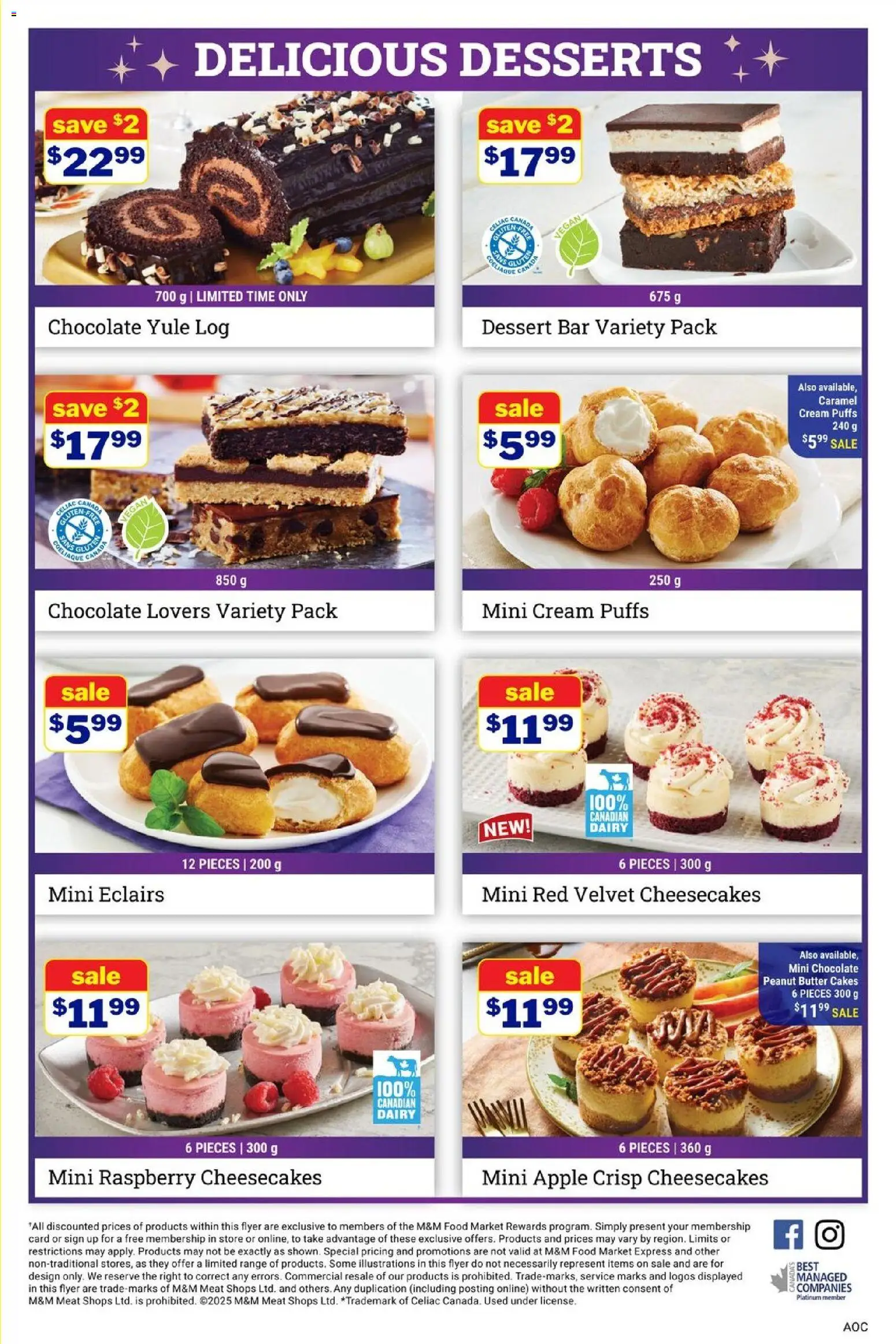 M&M Food Market flyer valid from 25.12.2025 | Page: 6 | Products: Cream, Butter, Chocolate