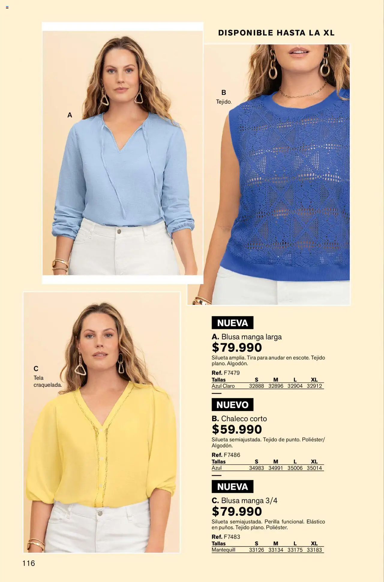 Leonisa revista - valida desde el 01.10.2025 | Página: 116 | Productos: Blusa, Chaleco
