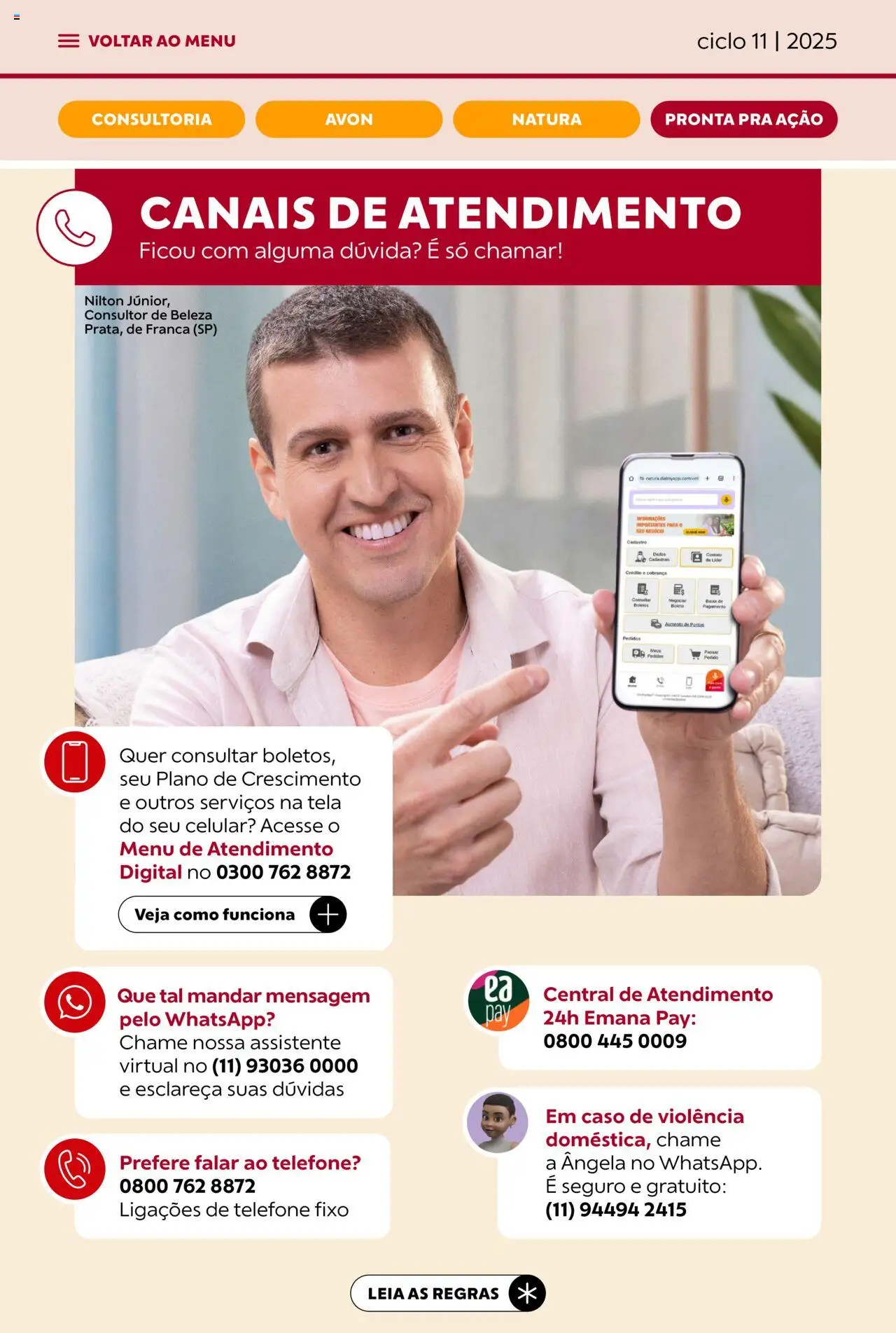 Avon Folheto - válido de 16.06.2025 | Página: 72 | Produtos: Celular, Tela, Telefone