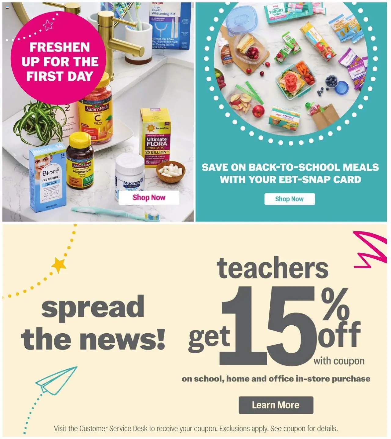 Meijer Weekly Ad - valid from 03.08.2025 | Page: 37 | Products: Magnesium, Yogurt, Desk