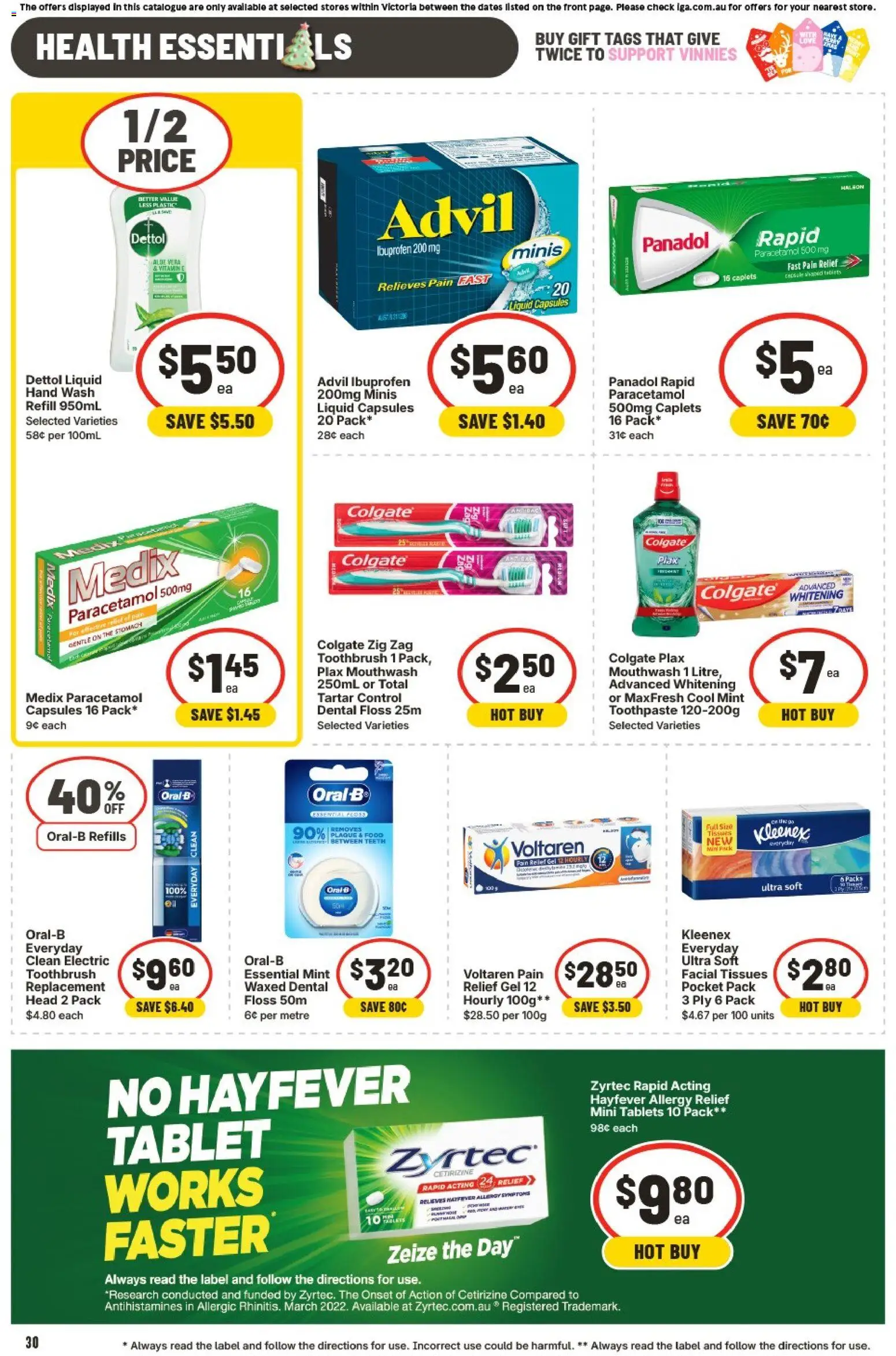 IGA catalogue - valid from 19.11.2025 | Page: 31 | Products: Toothpaste, Tablets, Electric toothbrush, Tissues