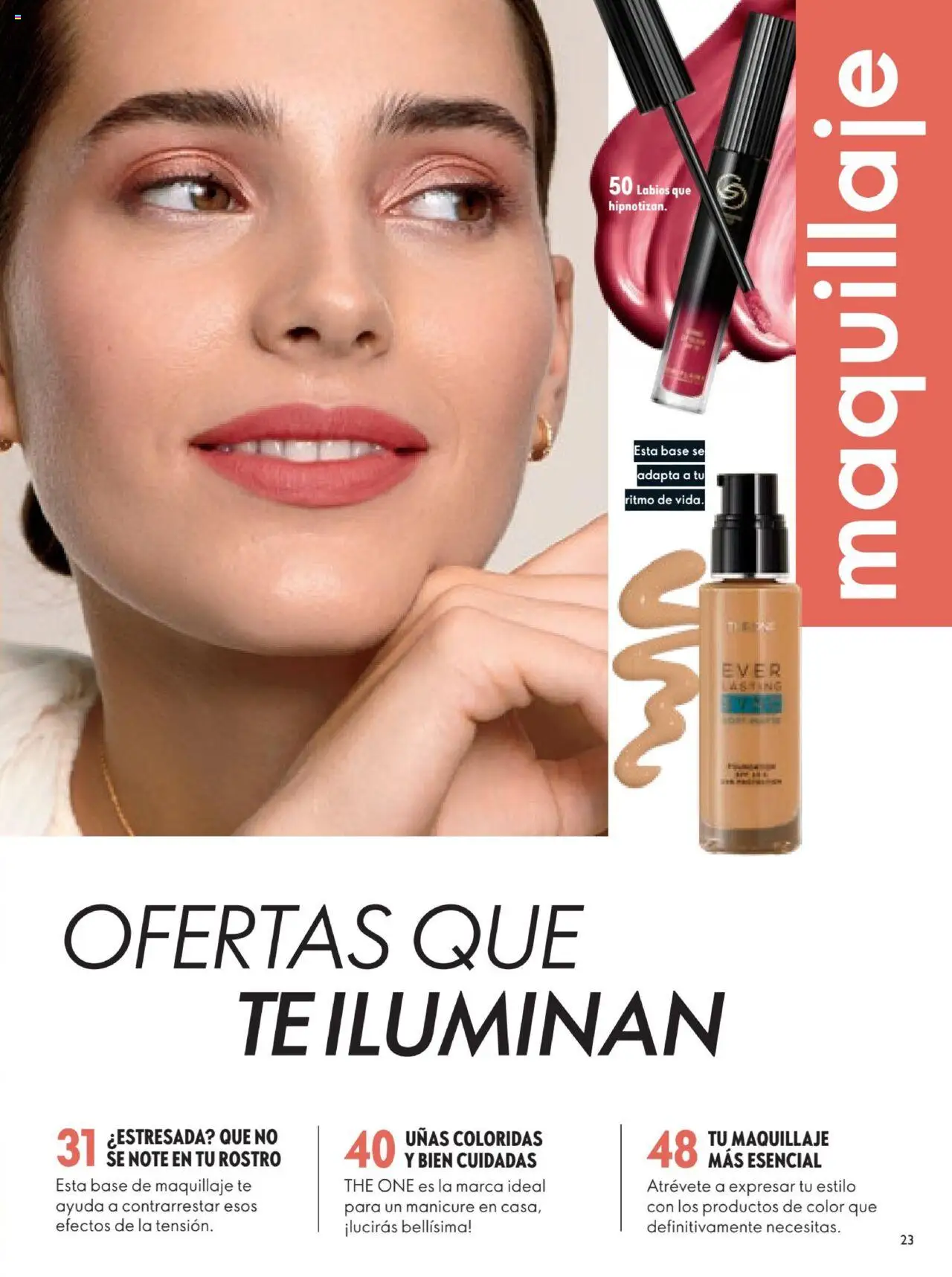 Oriflame revista - valida desde el 12.07.2025 | Página: 23 | Productos: Té, Base de maquillaje, Maquillaje