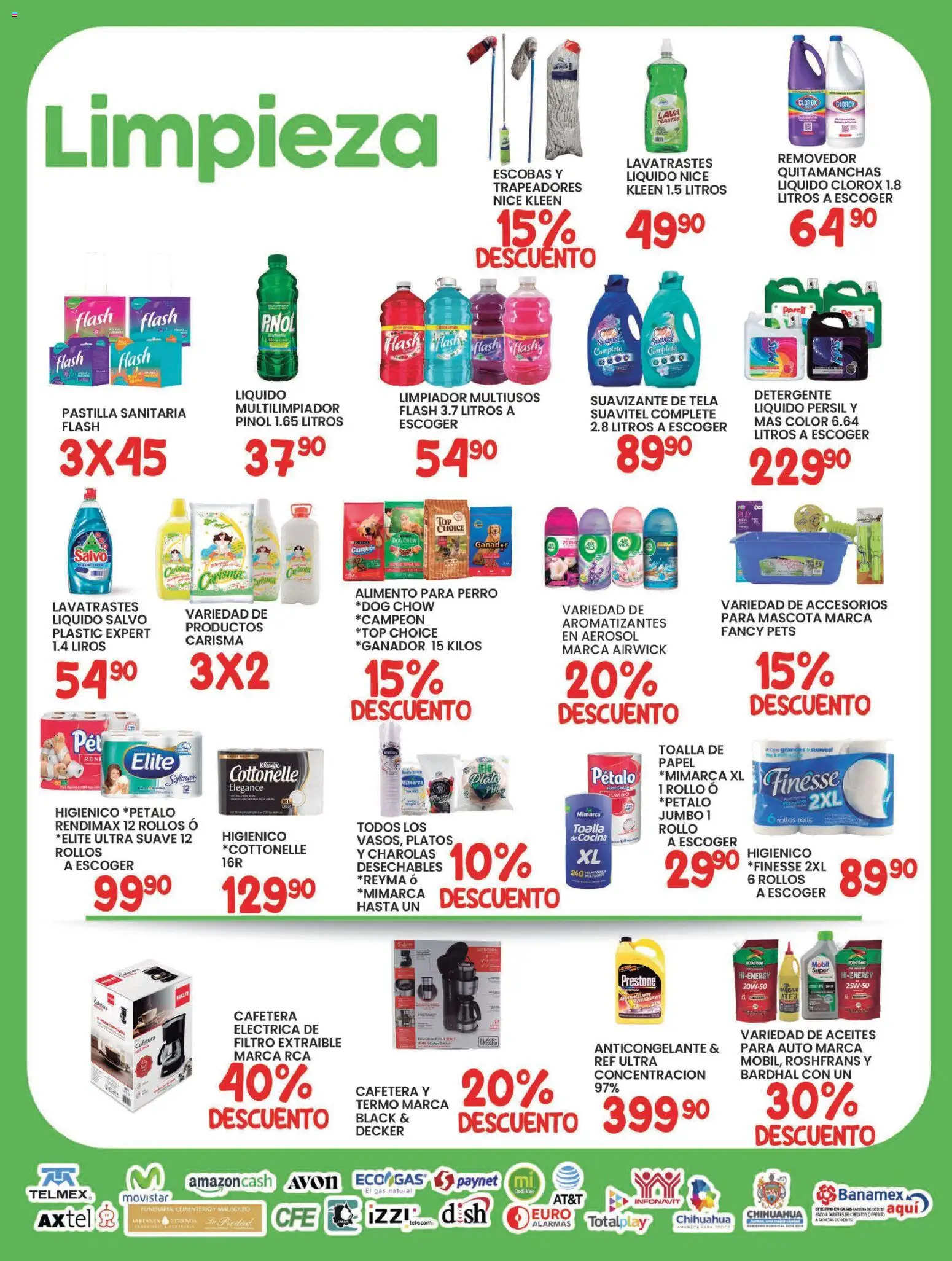 Nuevas ofertas de Alsuper válidas en toda la República Mexicana desde el 13.02.2026. ¡Encuentra las mejores ofertas en Alsuper folleto Chihuahua Capital! | Página: 5 | Productos: Quitamanchas, Detergente, Toalla, Termo