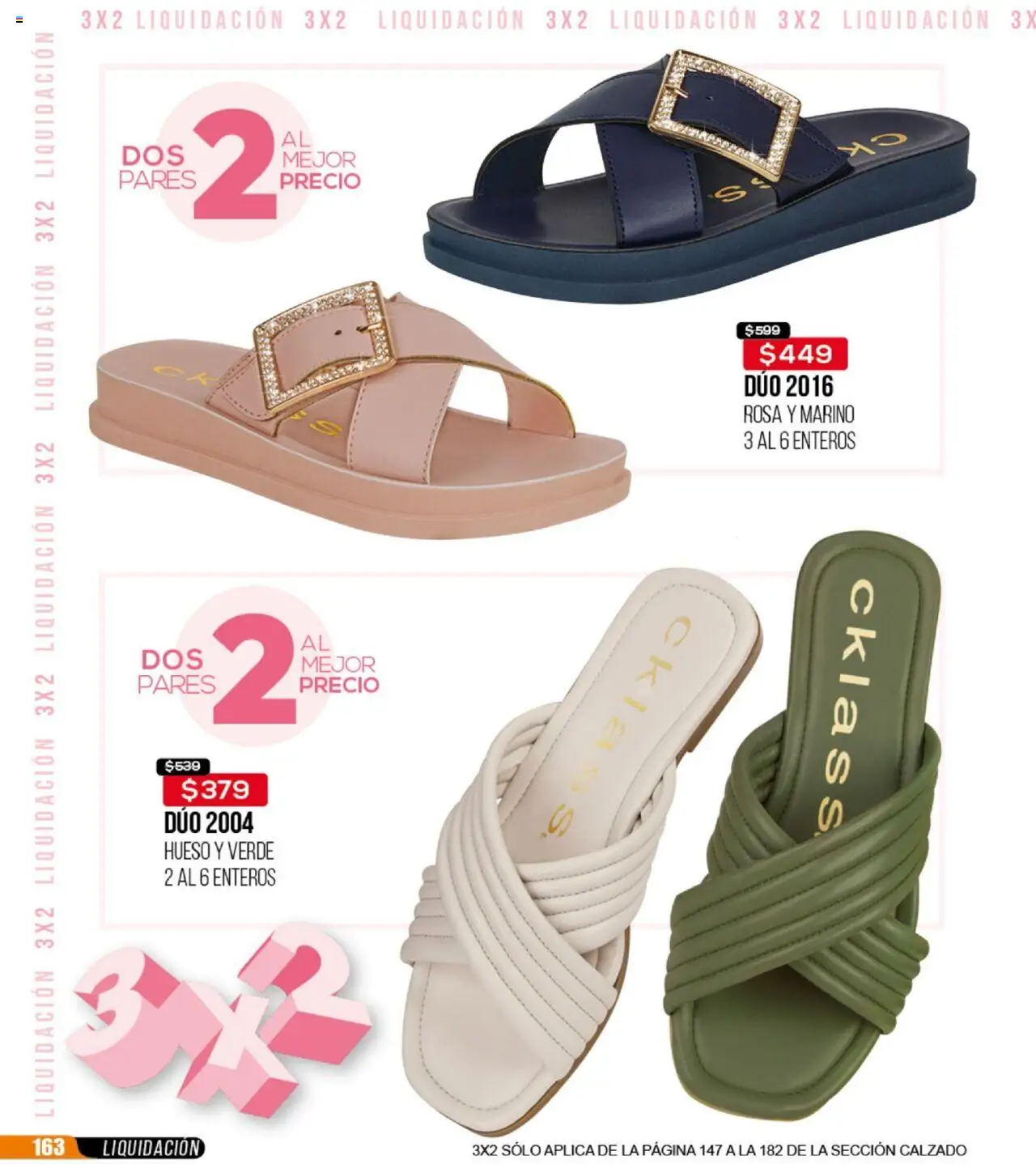 Nuevas ofertas de Cklass válidas en toda la República Mexicana desde el 09.09.2025. ¡Encuentra las mejores ofertas en Cklass - Catálogo Liquidacion Calzado! | Página: 164