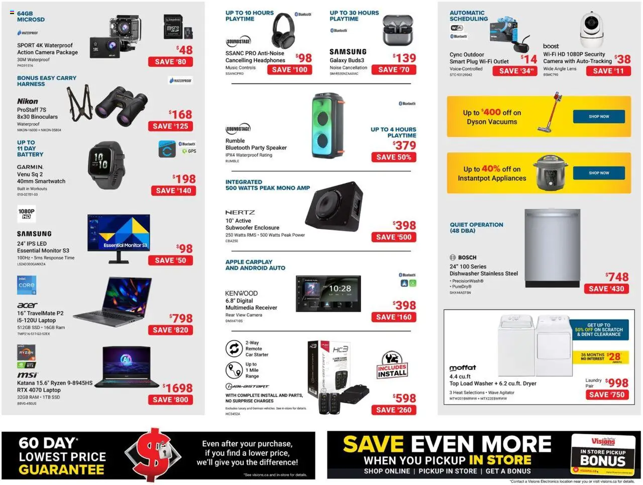 Visions flyer valid from 12.09.2025 | Page: 3 | Products: Headphones, Dryer, Dishwasher, Battery