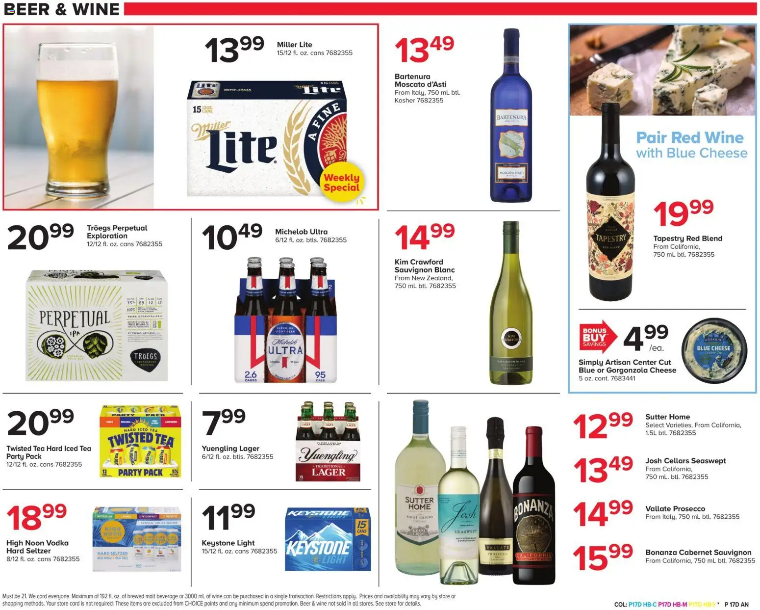 Giant Weekly Ad - valid from 27.03.2026 | Page: 20 | Products: Cheese, Beer, Tea, Vodka