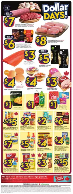 Preview of Safeway weekly flyer / circulaire from shop Safeway valid from 30.10.2025 | Page: 4 | Products: Beef, Pineapple, Butter, Cheese