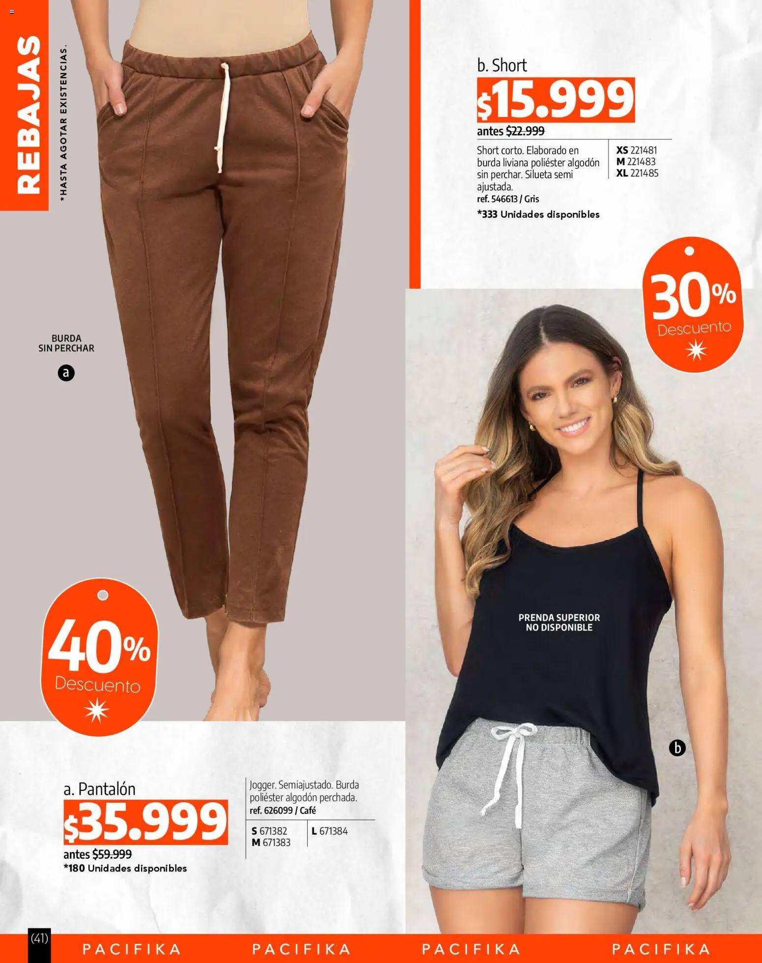 Pacifika revista - valida desde el 01.01.2026 | Página: 262 | Productos: Algodón, Short, Café