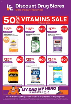 Preview of Discount Drug Stores Catalogue - valid from 13.08.2025