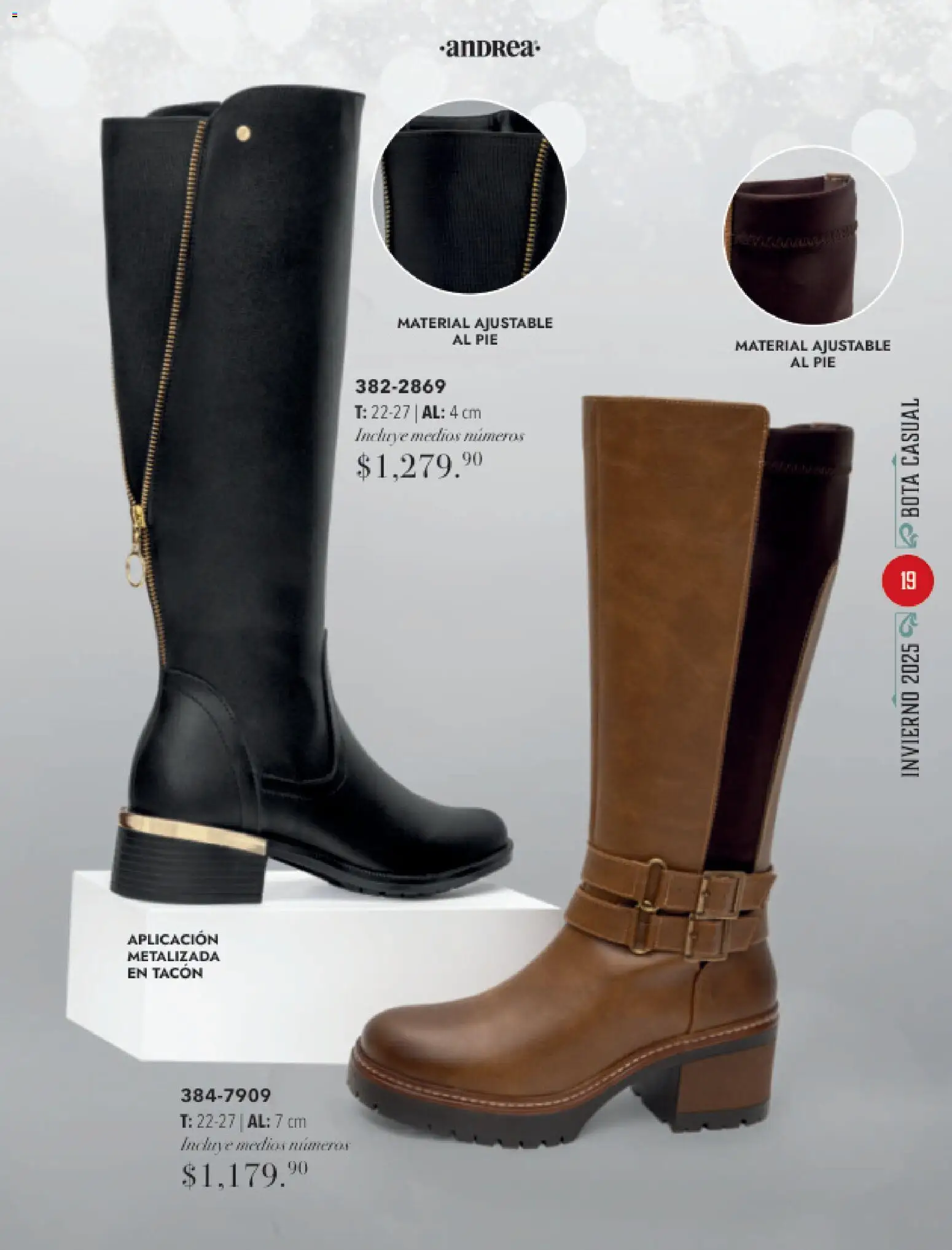 Nuevas ofertas de Andrea válidas en toda la República Mexicana desde el 26.11.2025. ¡Encuentra las mejores ofertas en Andrea catálogo Invierno! | Página: 19