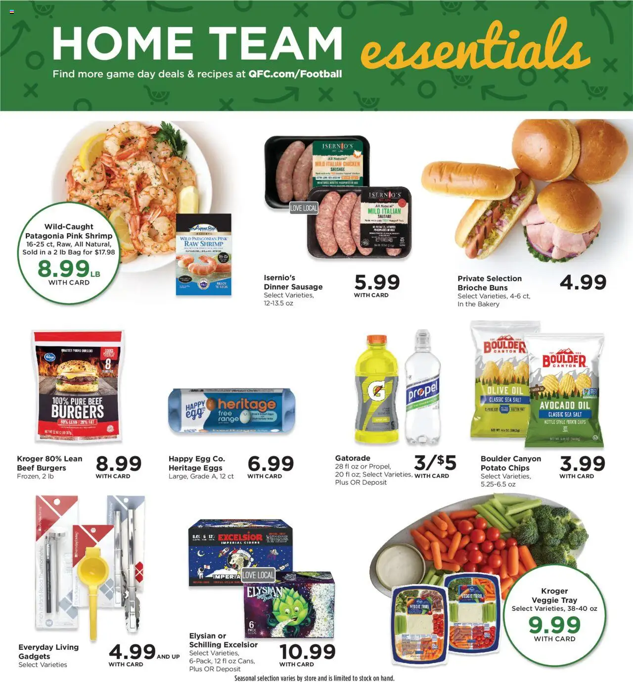 QFC Weekly Ad - OR - valid from 10.09.2025 | Page: 6 | Products: Salt, Sausage, Bag, Thermometer