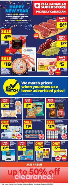 Preview of Real Canadian Superstore weekly flyer / circulaire from shop Real Canadian Superstore valid from 25.12.2025 | Page: 3