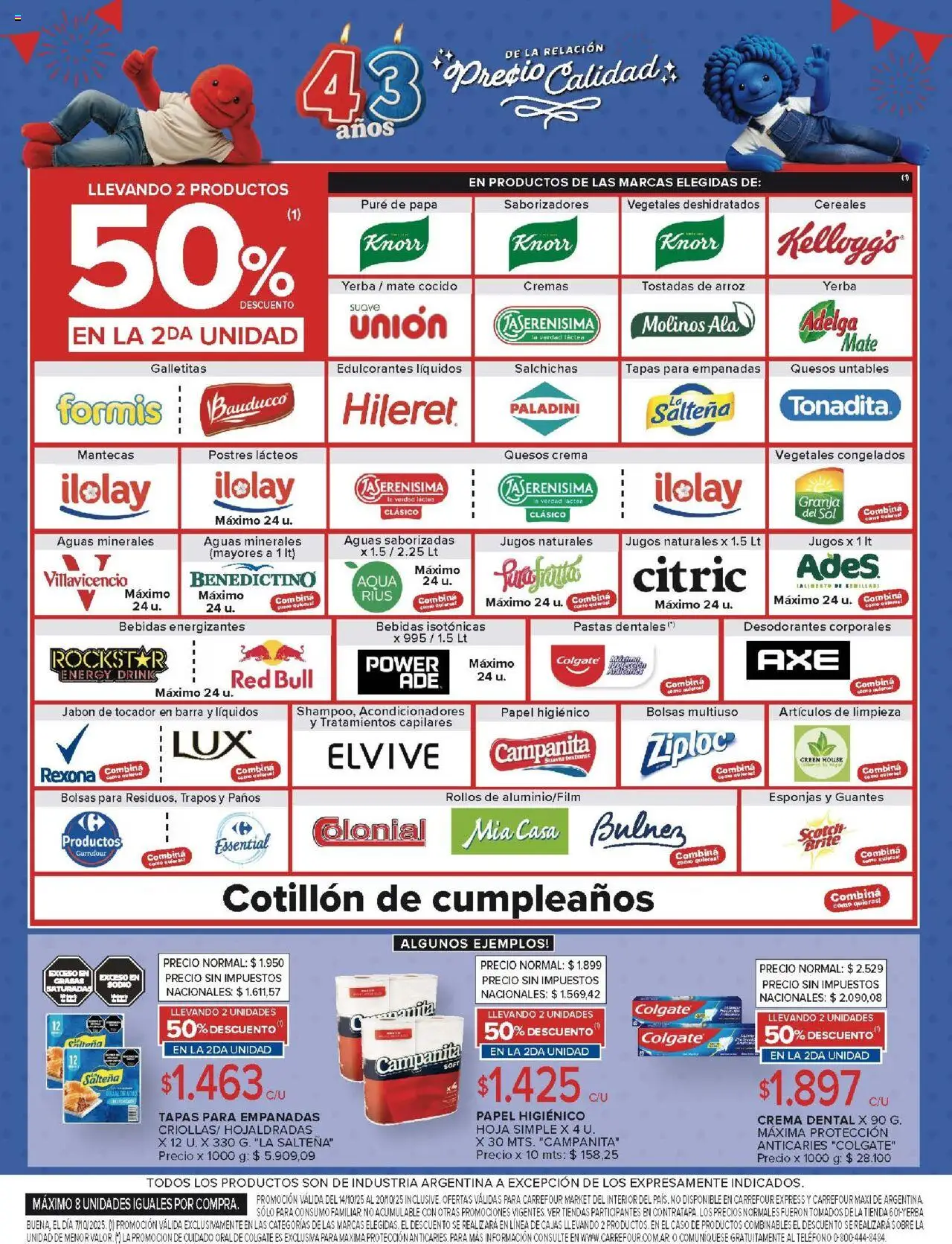 Carrefour Market catálogo - Catamarca │ válido desde el 14.10.2025 | Página: 7 | Productos: Caso, Jabón, Guantes, Crema