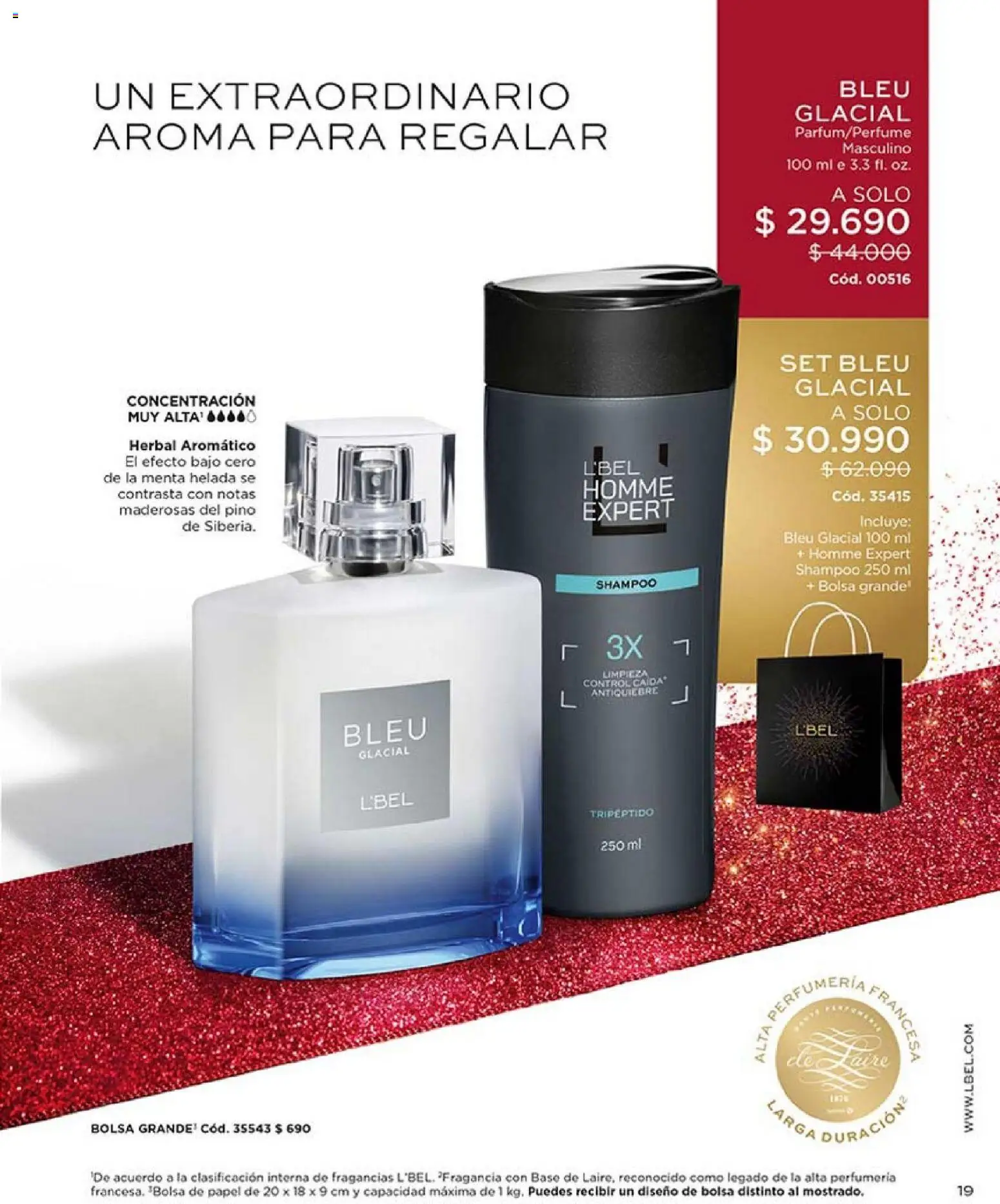 Catálogo L'Bel Campaña 18 │ válido desde el 30.11.2025 | Página: 19 | Productos: Bolsa, Base, Shampoo