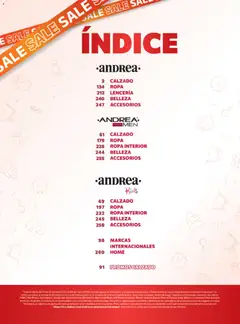 Vista previa de Andrea catálogo Outlet, nuevo folleto de la tienda, válido en México a partir del 21.12.2025 | Página: 2