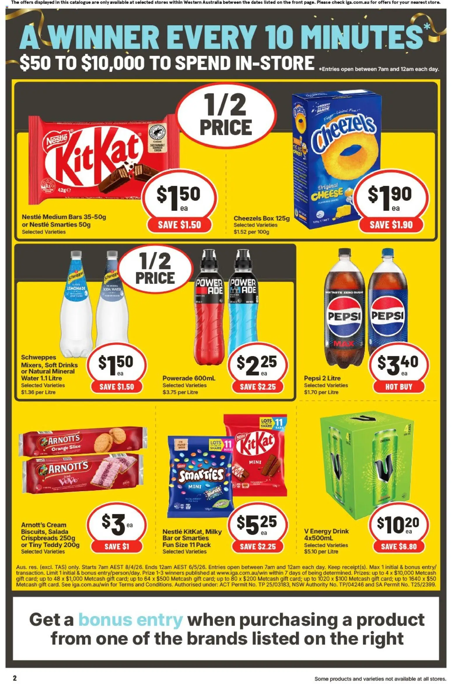 IGA catalogue - valid from 22.04.2026 | Page: 2 | Products: Cleaner, Conditioner, Fruits, Vaseline