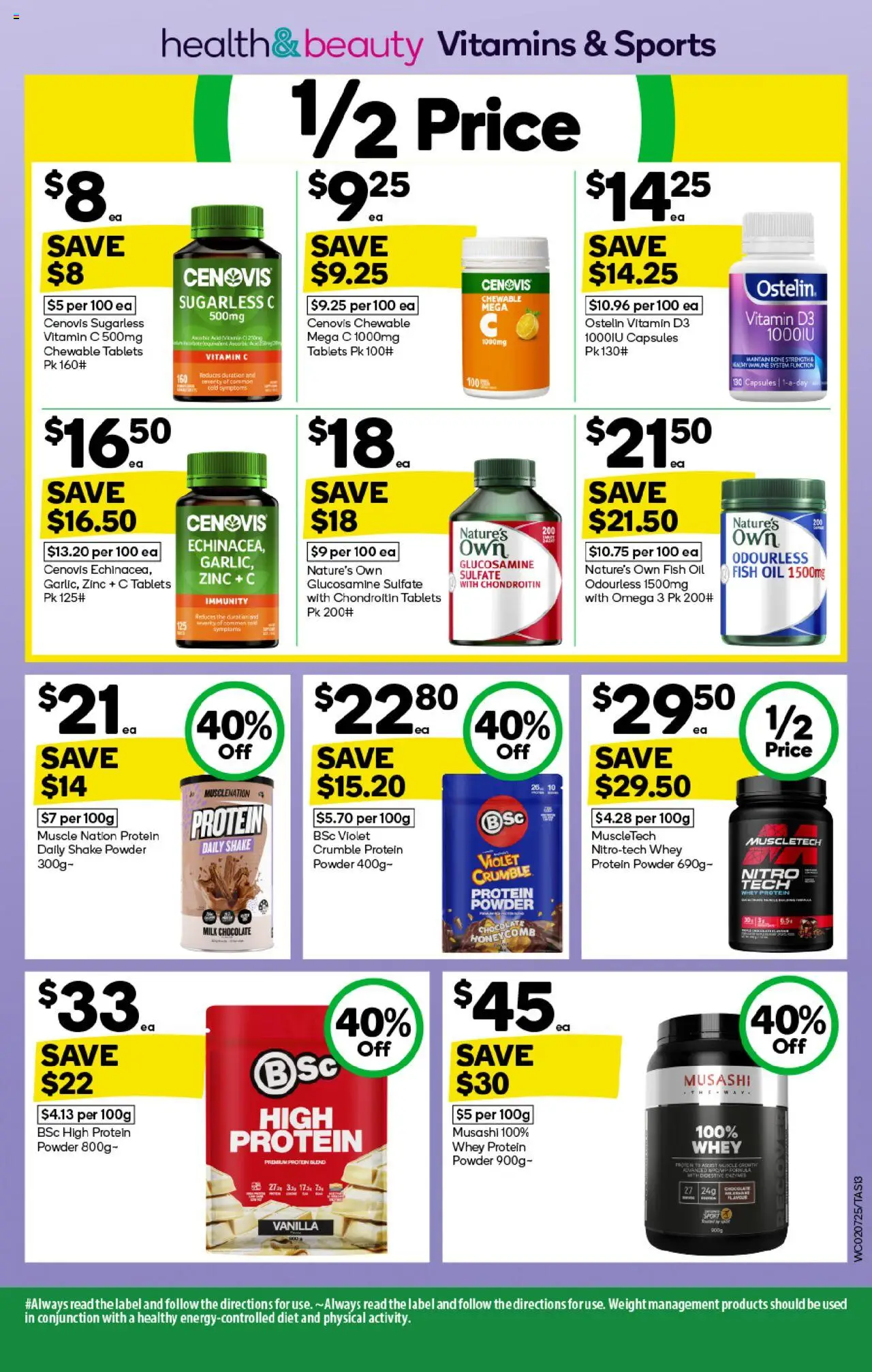 Woolworths catalogue - valid from 02.07.2025 | Page: 13 | Products: Milk, Fish oil, Tablets, Vitamin