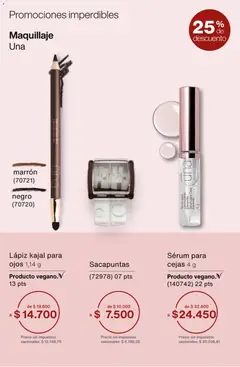 Vista previa Catálogo Natura Ciclo 1/2026 válido desde el 06.01.2026 | Página: 42 | Productos: Sacapuntas, Maquillaje, Serum