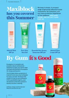 Preview of Drakes E-Mag December - valid from 01.12.2025 | Page: 70 | Products: Sunscreen, Water, Laundry, Zinc