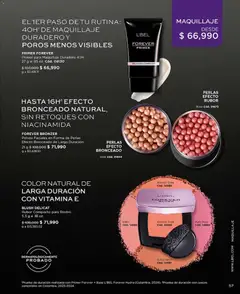 L'Bel catálogo C05/2026 -  Vista previa de la revista de la tienda L'Bel valido desde el 13.03.2026 | Página: 57 | Productos: Rubor, Maquillaje