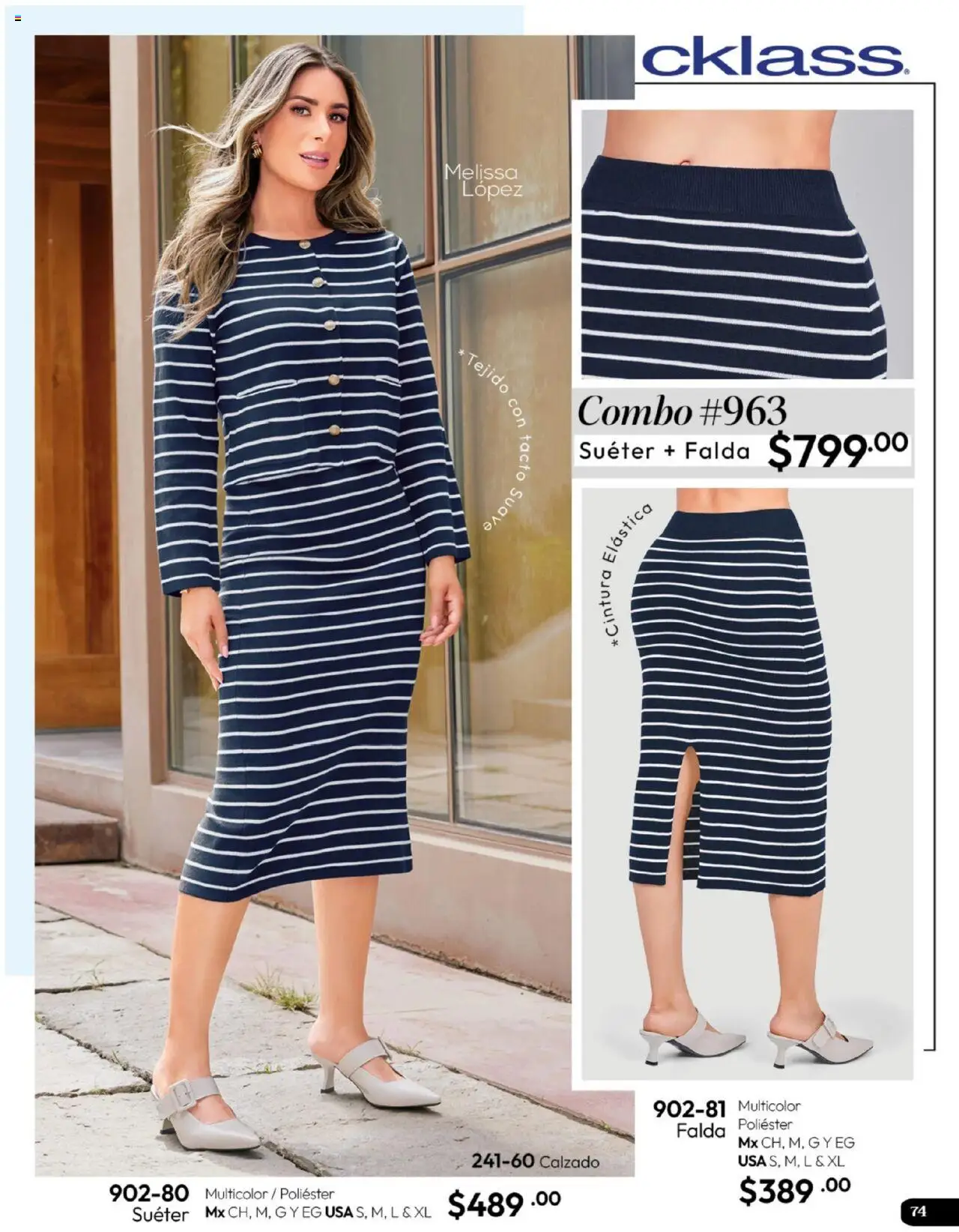 Nuevas ofertas de Cklass válidas en toda la República Mexicana desde el 16.09.2025. ¡Encuentra las mejores ofertas en Cklass - Catálogo Invierno! | Página: 75 | Productos: Suéter, Falda