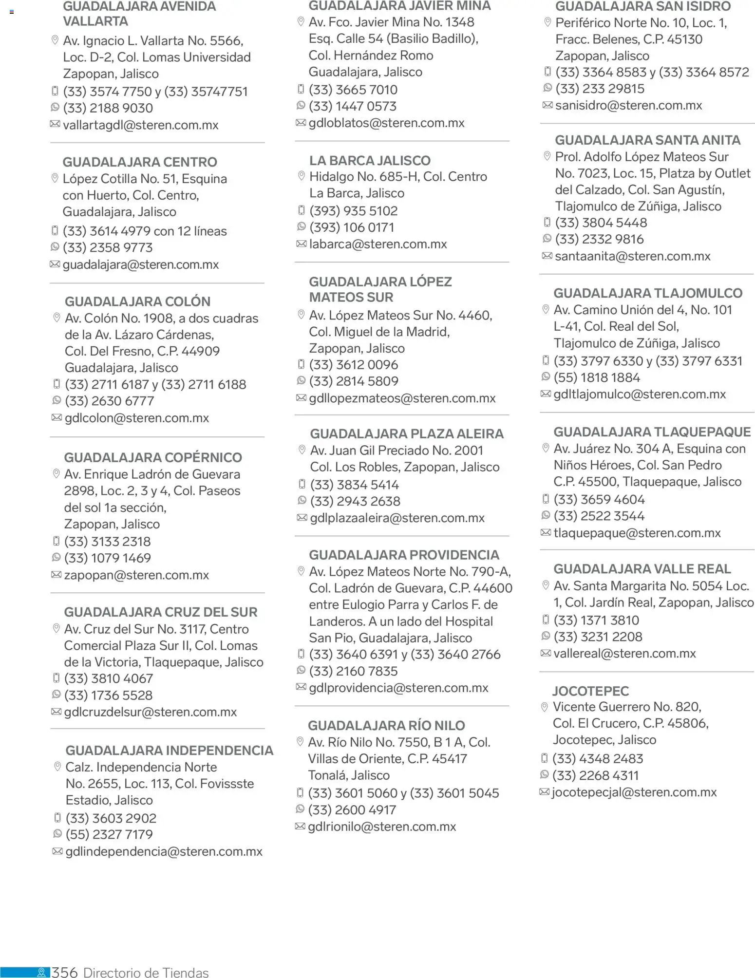 Nuevas ofertas de Steren válidas en toda la República Mexicana desde el 01.01.2026. ¡Encuentra las mejores ofertas en Steren catálogo! | Página: 368