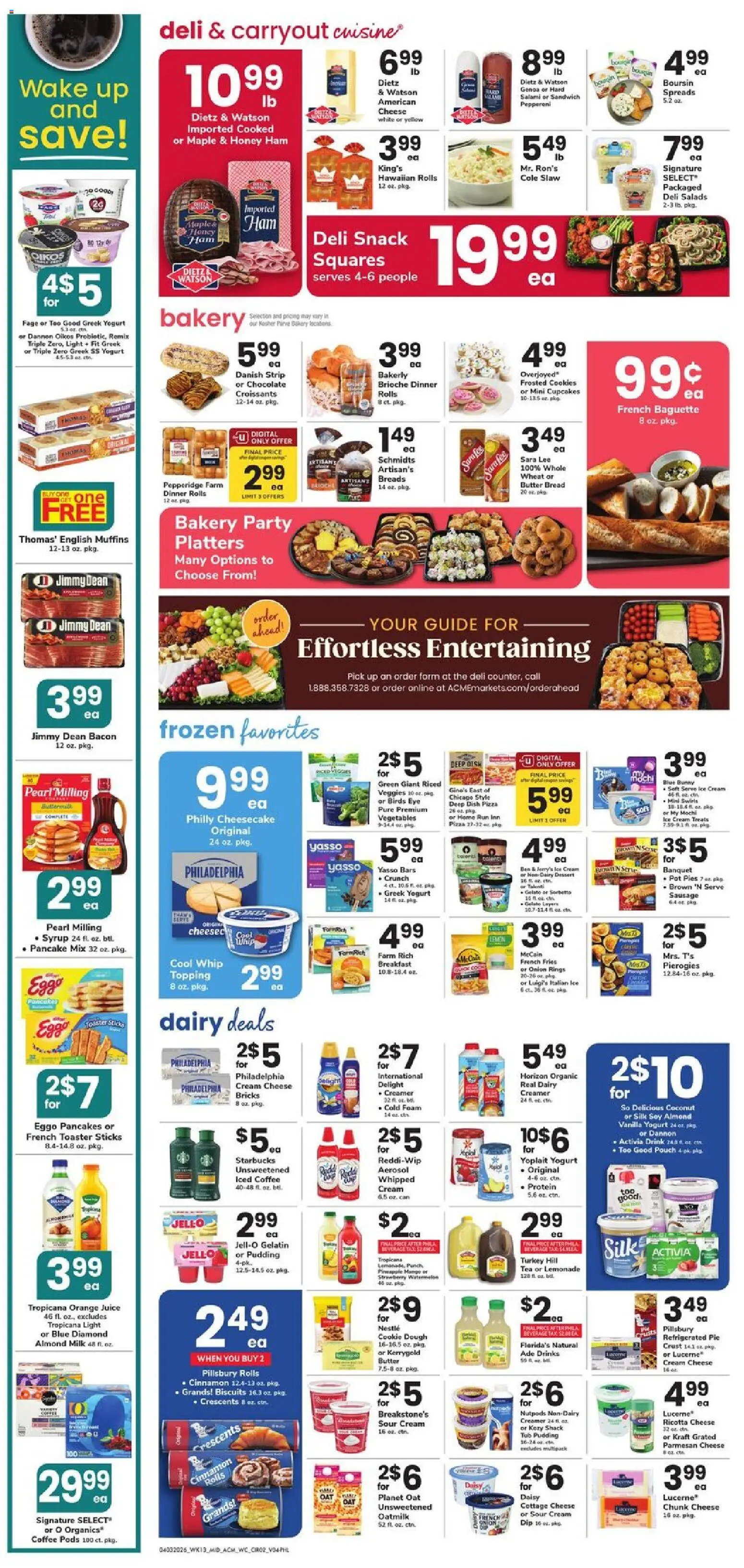 Acme Weekly Ad - valid from 03.04.2026 | Page: 2 | Products: Toaster, Milk, Butter, Tea