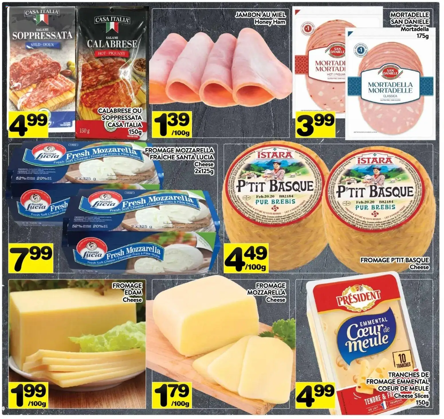 Pa Supermarché flyer valid from 15.12.2025 | Page: 9 | Products: Cheese, Salami, Ham
