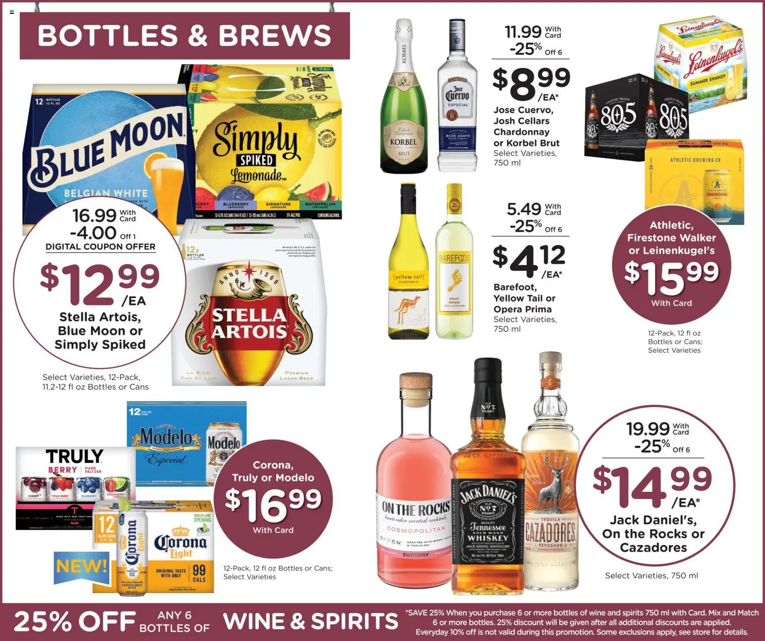 Fry's Food Weekly Ad - valid from 14.01.2026 | Page: 12 | Products: Beer, Whiskey, Lime, Watermelon