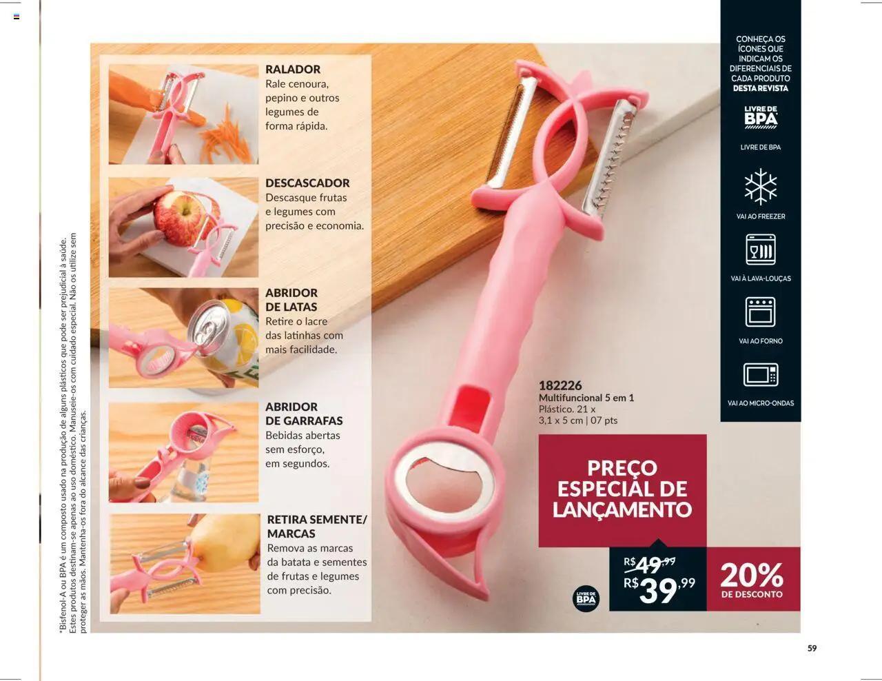 Avon Folheto - válido de 16.06.2025 | Página: 59 | Produtos: Ralador, Forno, Freezer, Batata