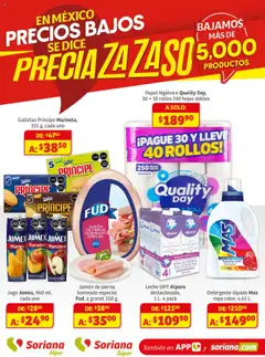 Vista previa de Soriana - Preciazazaso Híper: Frontera BCN, Son, nuevo folleto de la tienda, válido en México a partir del 16.10.2025