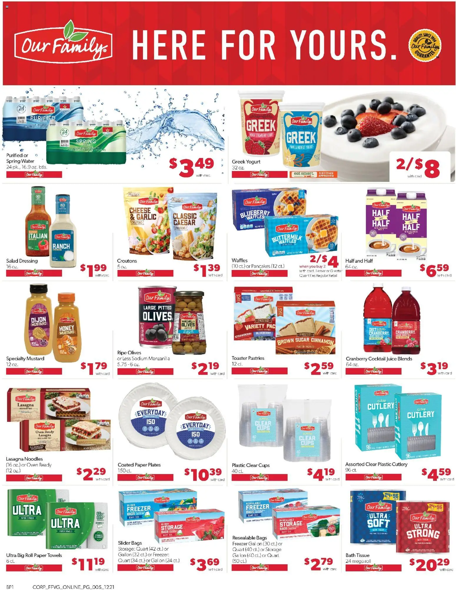 Family Fare Weekly Ad - MI - valid from 19.12.2025 | Page: 14 | Products: Yogurt, Juice, Sugar, Garlic