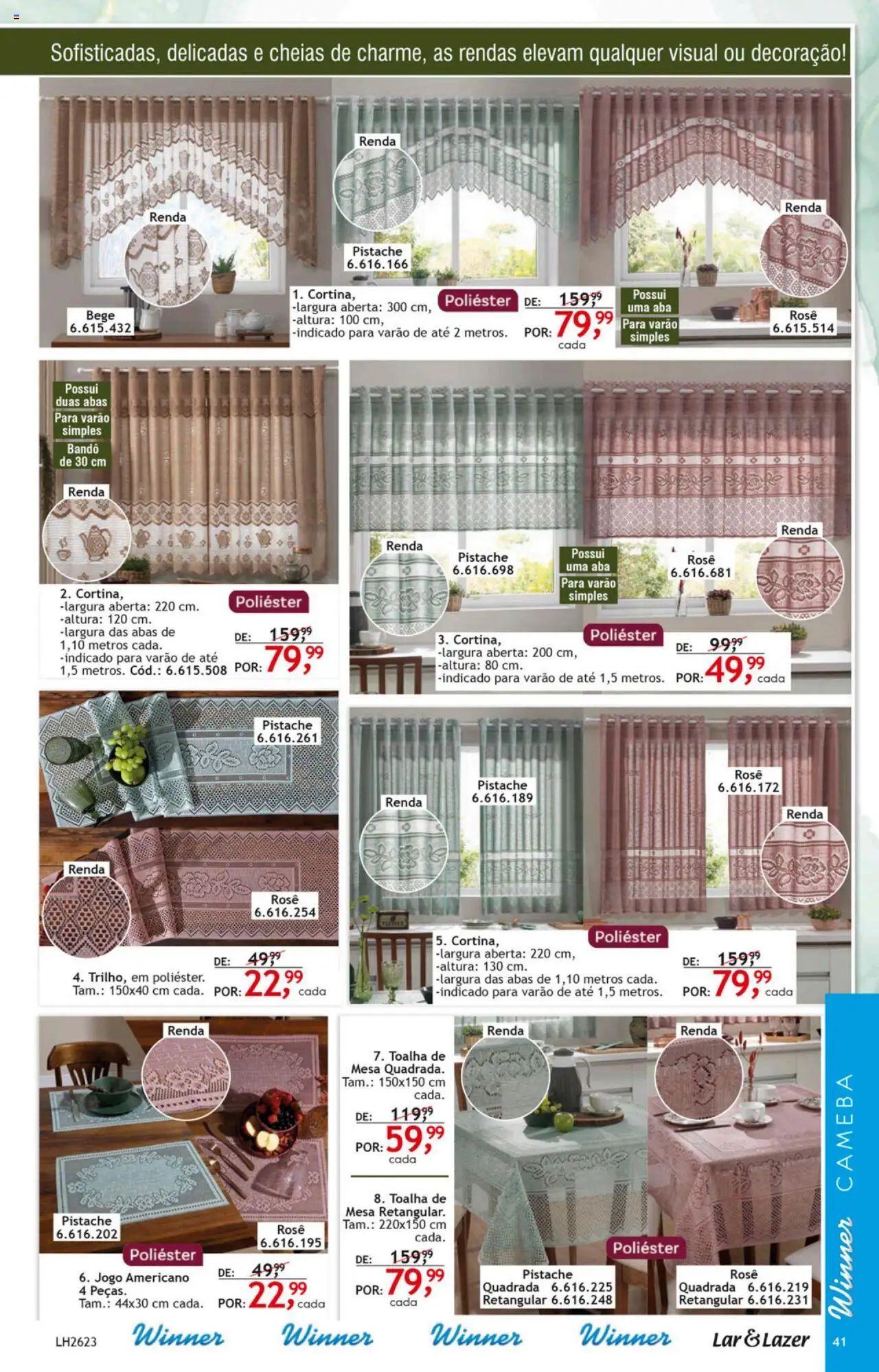 Quatro Estações Folheto - válido de 01.04.2025 | Página: 42 | Produtos: Pistache, Mesa, Toalha de mesa, Jogo americano