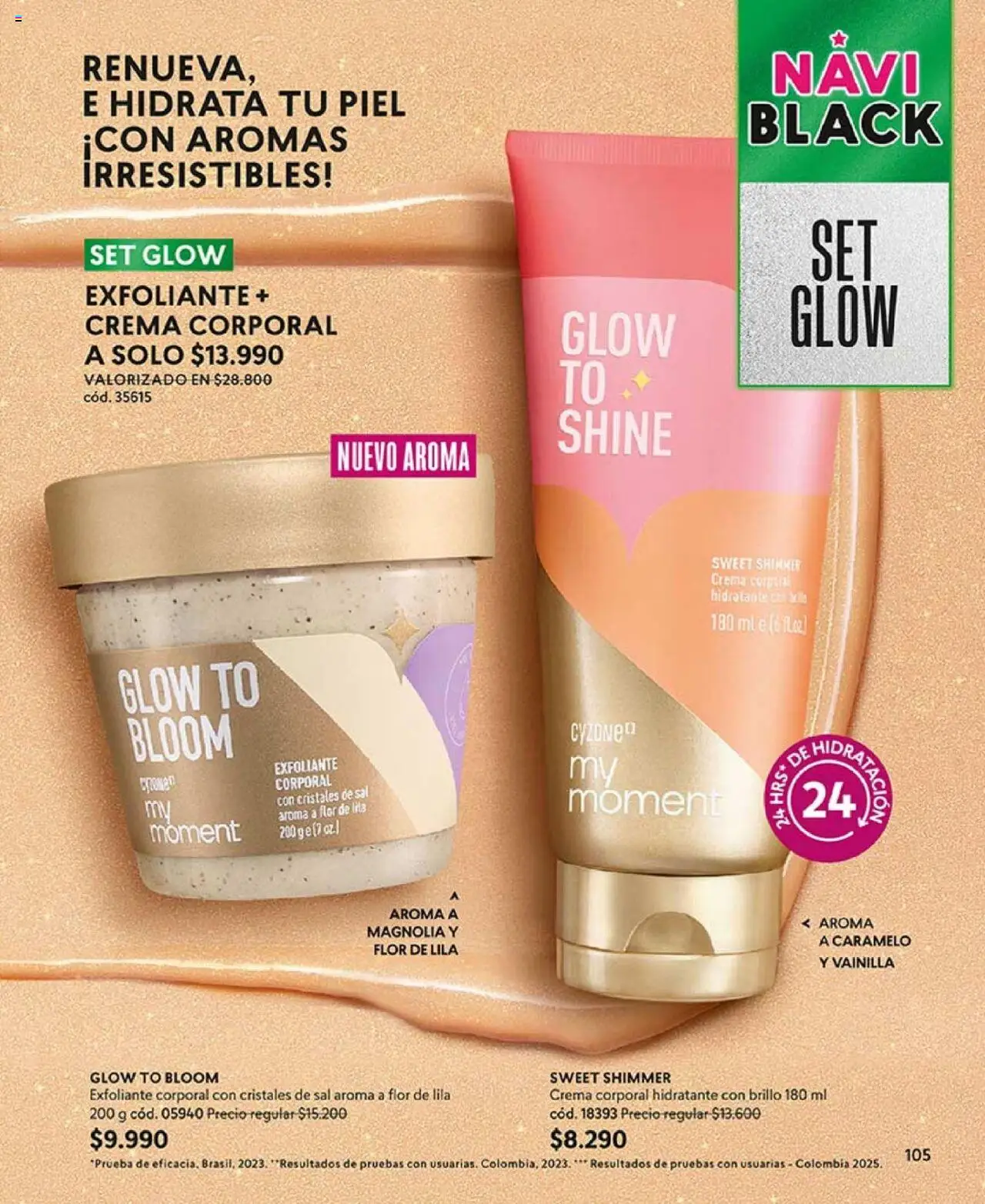 Catálogo CyZone Campaña 17 │ válido desde el 14.10.2025 | Página: 117 | Productos: Sal, Exfoliante corporal, Brillo, Crema