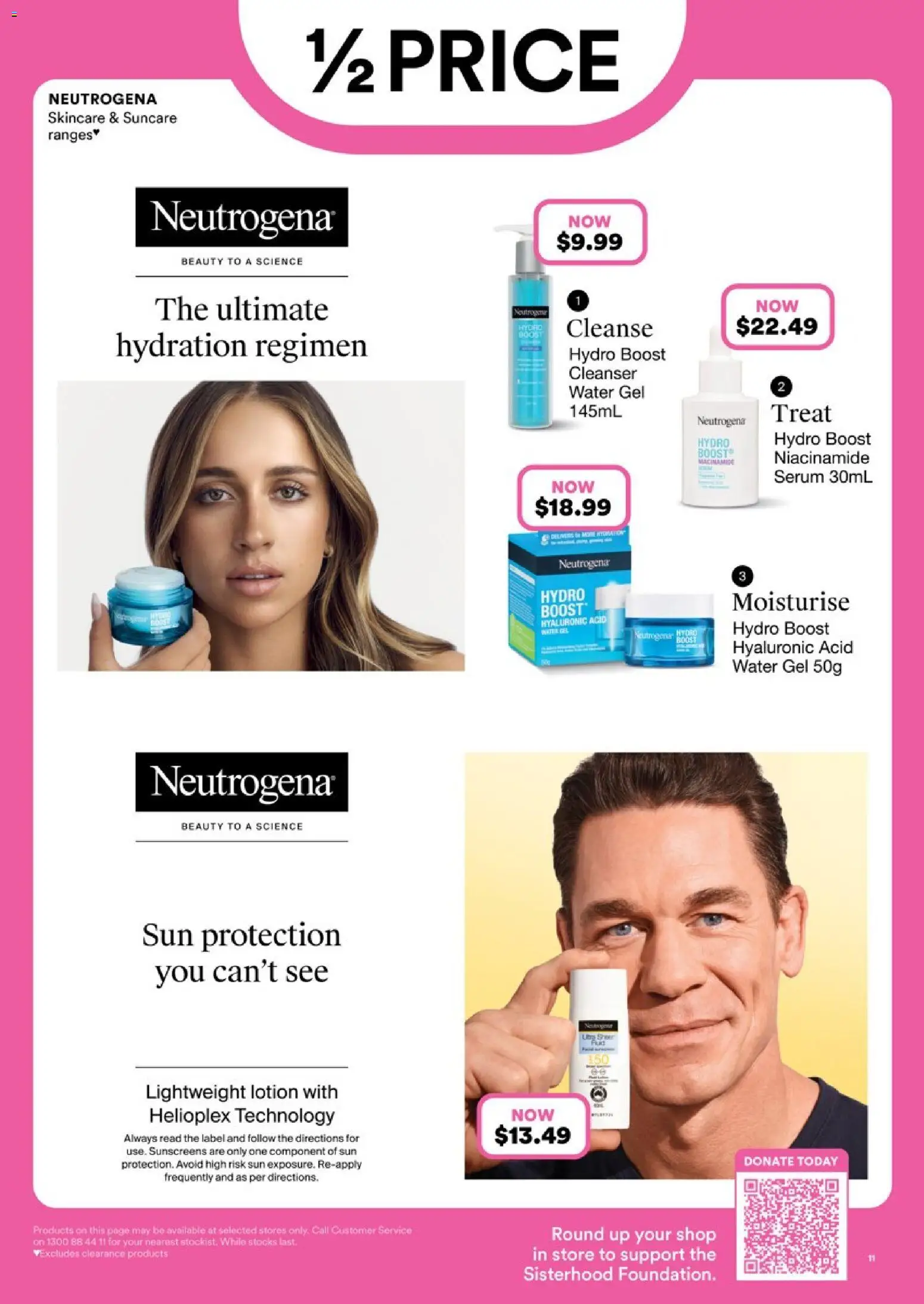 Priceline Pharmacy catalogue - valid from 30.10.2025 | Page: 11 | Products: Lotion, Water, Sun protection