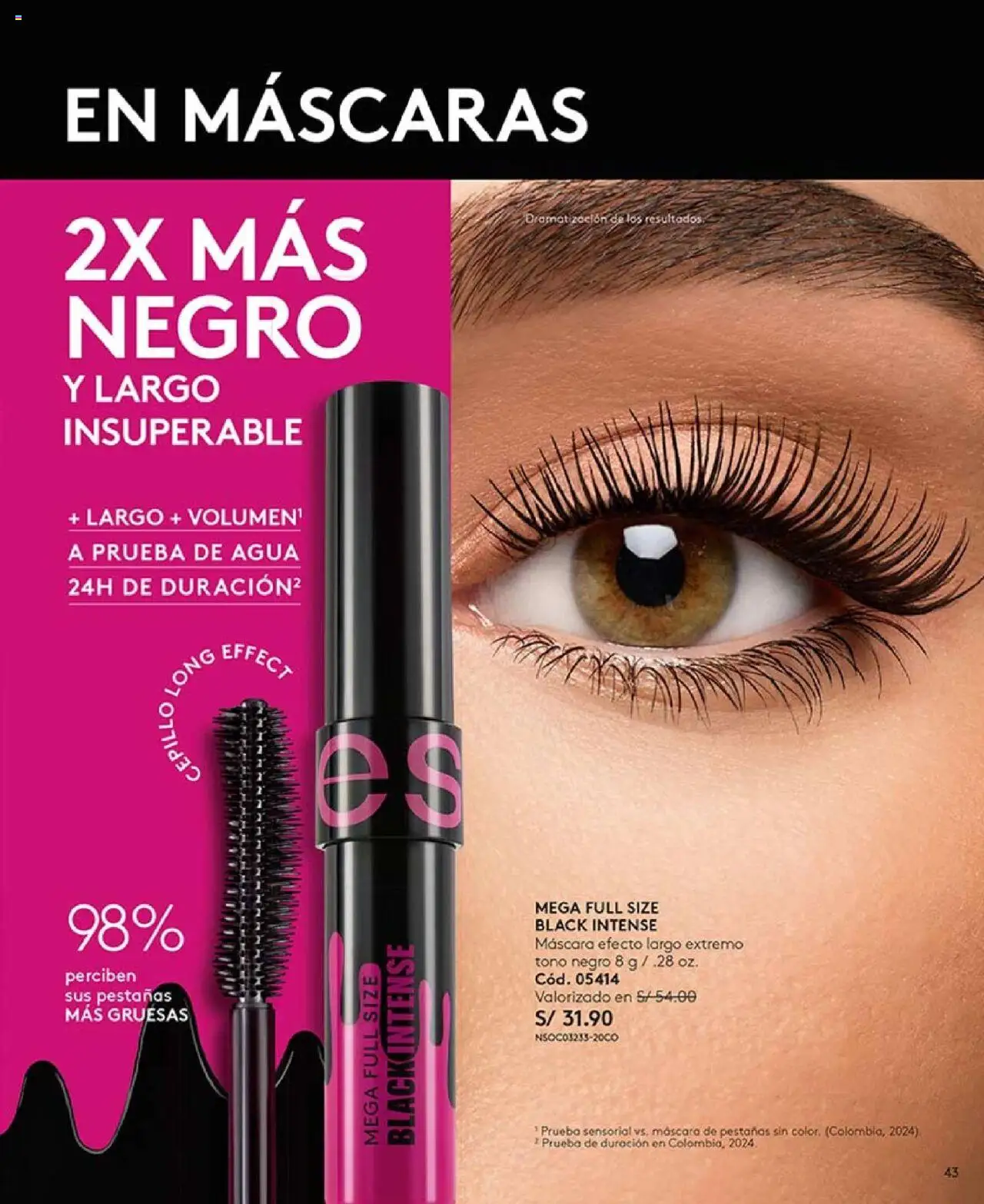 Catálogo Ésika válido desde 23.06.2025 | Página: 43 | Productos: Máscara