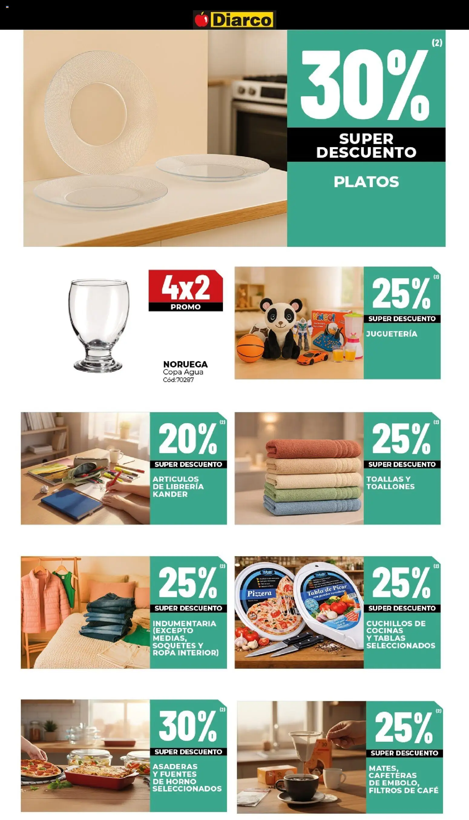 Diarco ofertas │ válido desde el 05.01.2026 | Página: 18 | Productos: Horno, Agua, Ropa interior, Café