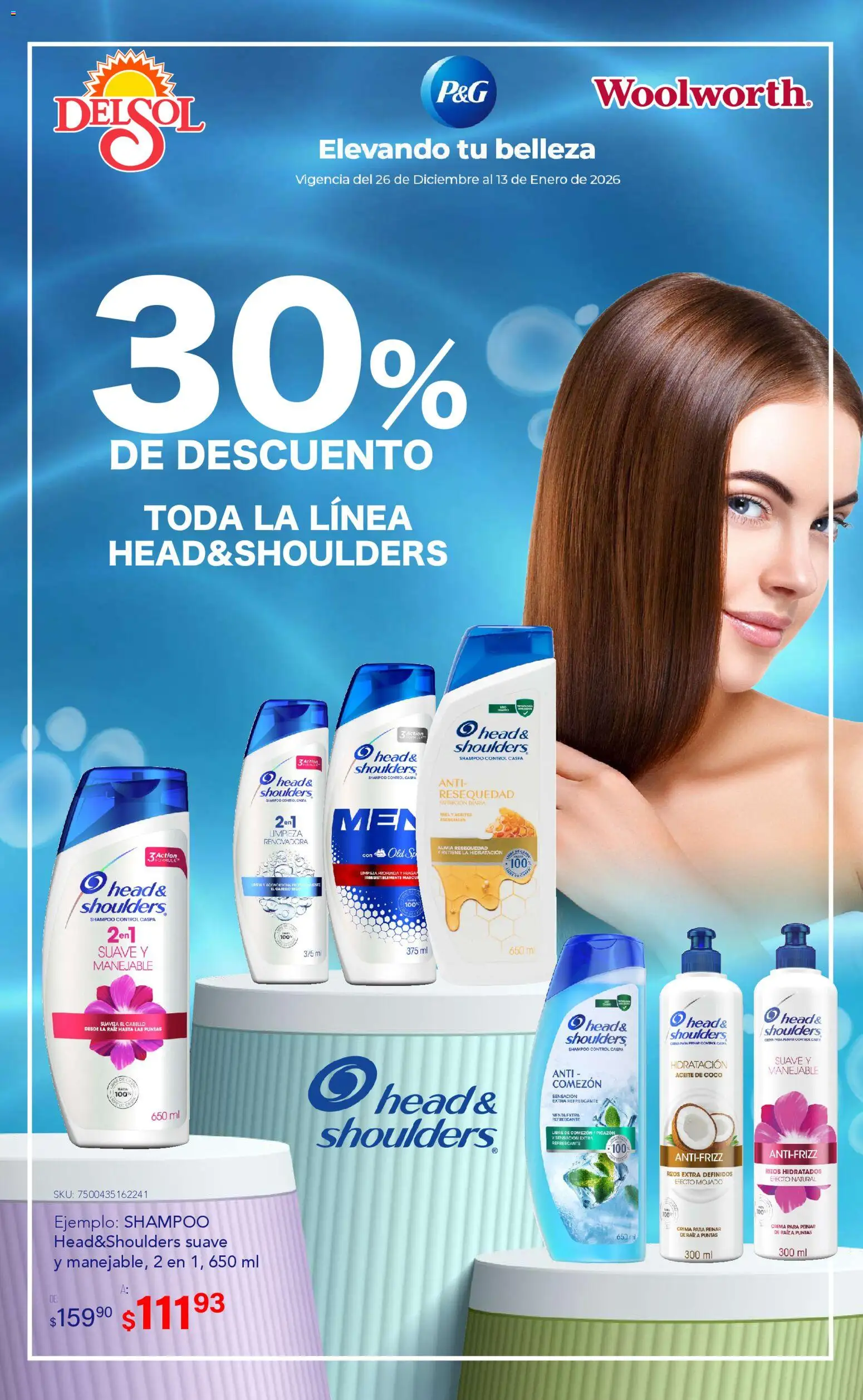 Nuevas ofertas de Del Sol y Woolworth válidas en toda la República Mexicana desde el 26.12.2025. ¡Encuentra las mejores ofertas en Del Sol y Woolworth catálogo! | Página: 2 | Productos: Crema, Aceite