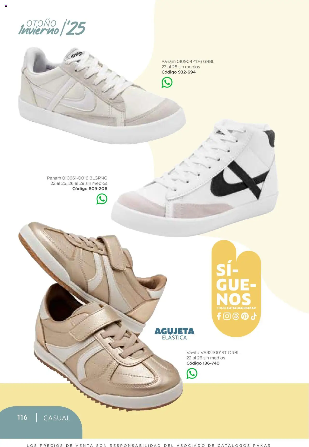 Nuevas ofertas de SC Pakar válidas en toda la República Mexicana desde el 24.07.2025. ¡Encuentra las mejores ofertas en SC Pakar - Catálogo Casual otoño / invierno! | Página: 116