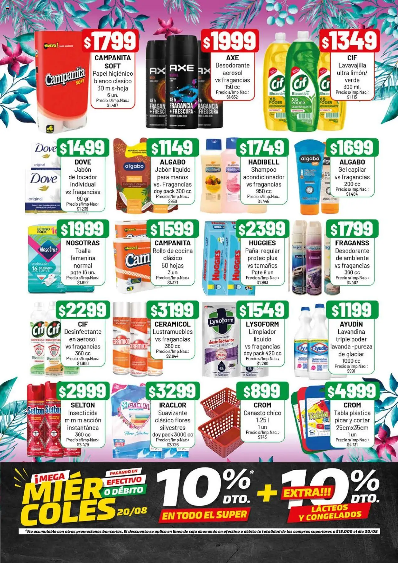 Almacor catálogo │ válido desde el 14.08.2025 | Página: 8 | Productos: Desinfectante, Lavandina, Cerámico, Limpiador