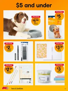 Preview of Kmart Catalogue  - valid from 05.02.2026 | Page: 3 | Products: Bucket, Brush, Notebook, Clay