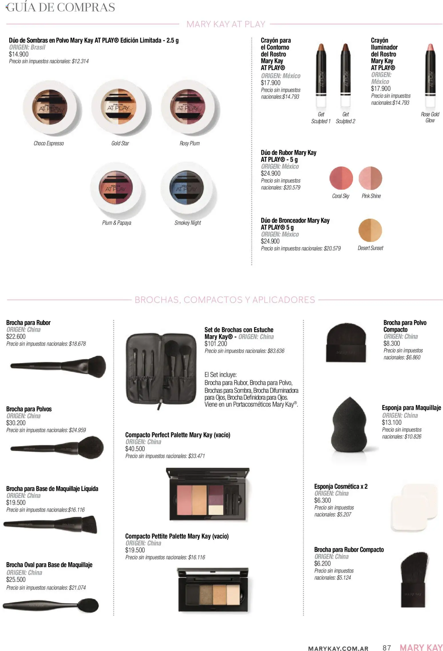 Mary Kay catálogo │ válido desde el 01.02.2026 | Página: 87 | Productos: Base de maquillaje, Maquillaje, Contorno, Estuche