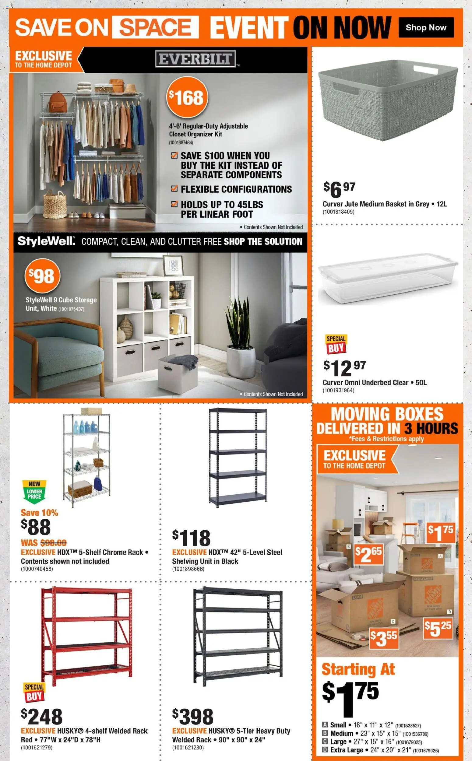 Home Depot flyer valid from 15.01.2026 | Page: 3 | Products: Basket