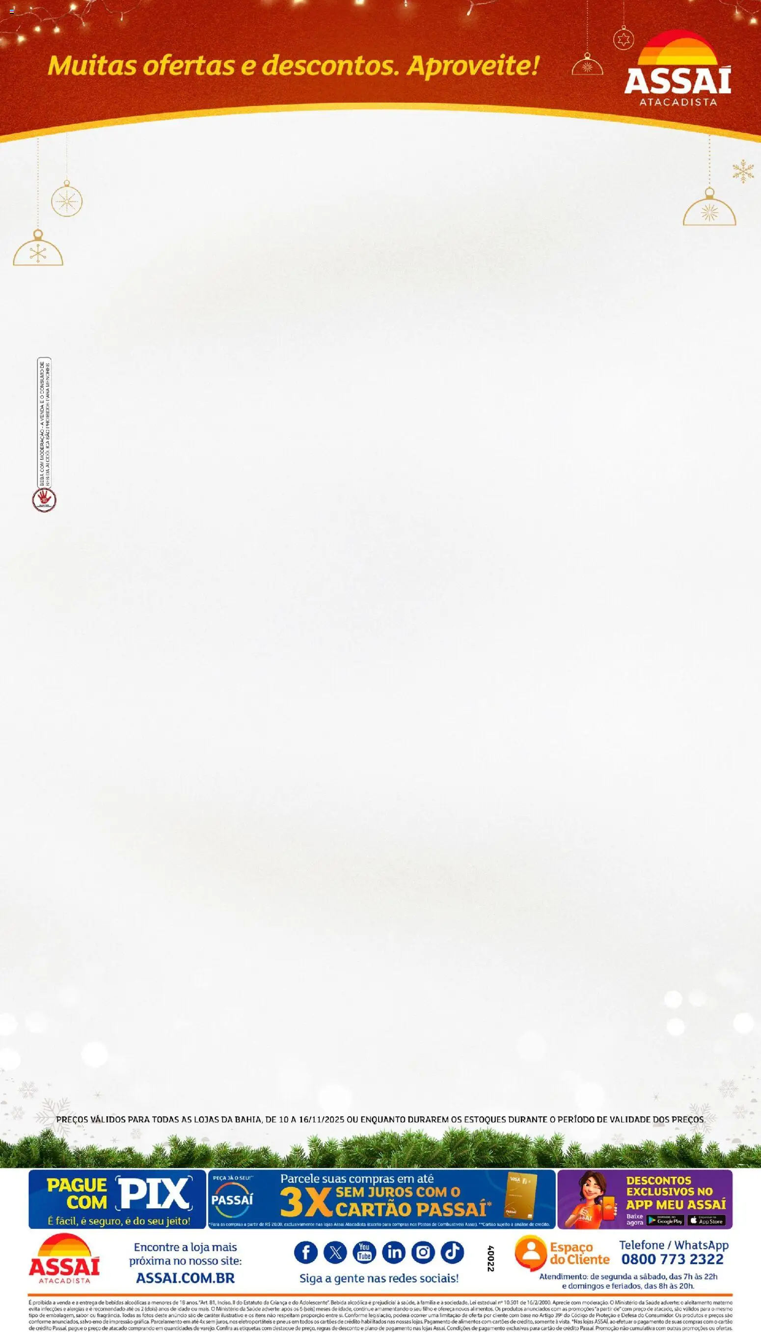 Assaí Atacadista Folheto - válido de 05.12.2025 | Página: 2 | Produtos: Pneus, Base, Bebida, Telefone