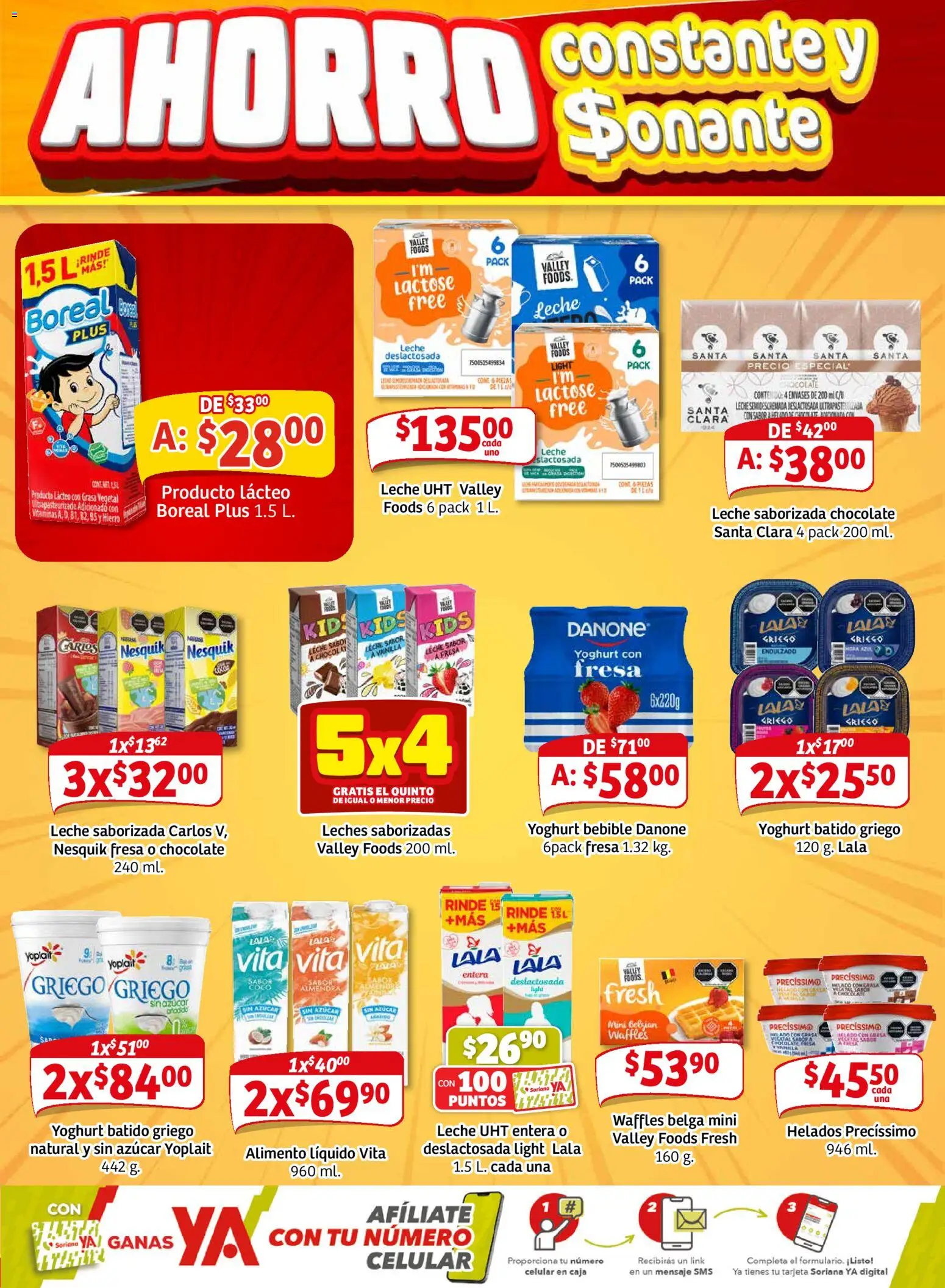 Nuevas ofertas de Soriana válidas en toda la República Mexicana desde el 15.01.2026. ¡Encuentra las mejores ofertas en Soriana - Pesito Valedor Mercado: Ags, Col, Gto, Jal, Mich! | Página: 12 | Productos: Chocolate, Almendra, Helado, Caja