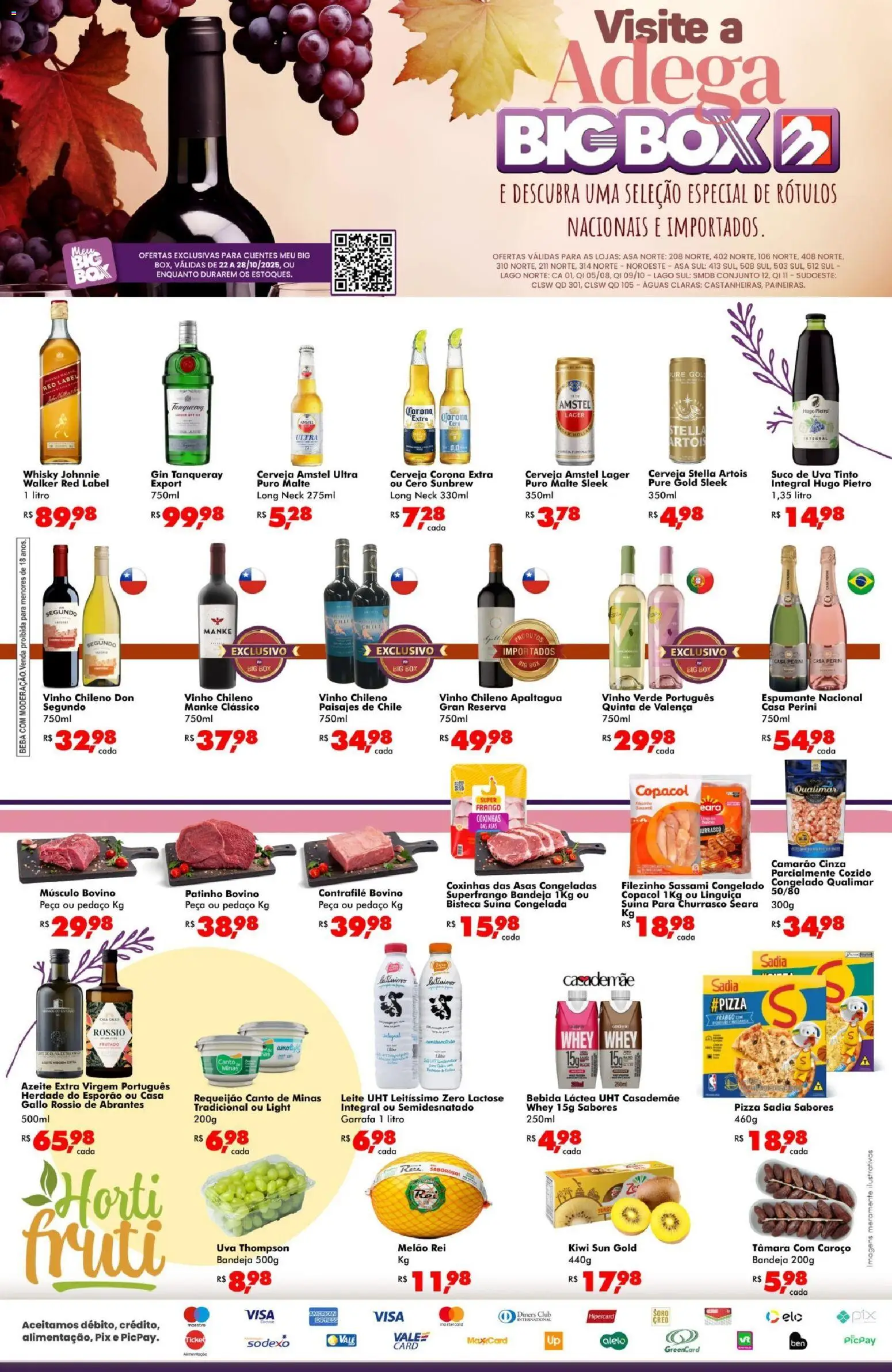 Big Box Folheto - válido de 22.10.2025 | Página: 1 | Produtos: Espumante, Vinho, Gin, Frango