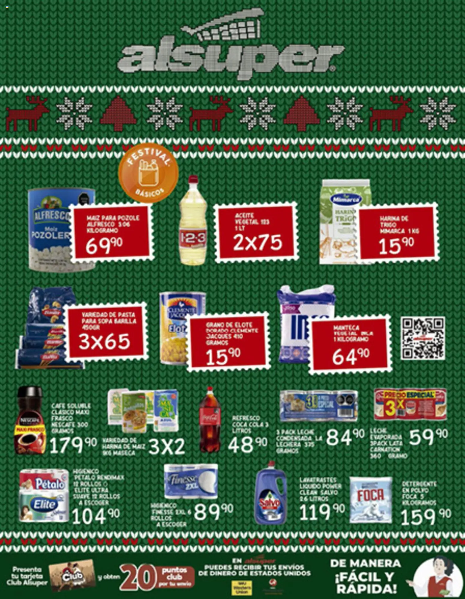 Nuevas ofertas de Alsuper válidas en toda la República Mexicana desde el 05.12.2025. ¡Encuentra las mejores ofertas en Alsuper folleto Chihuahua Capital! | Página: 8 | Productos: Refresco, Aceite, Pasta, Polvo