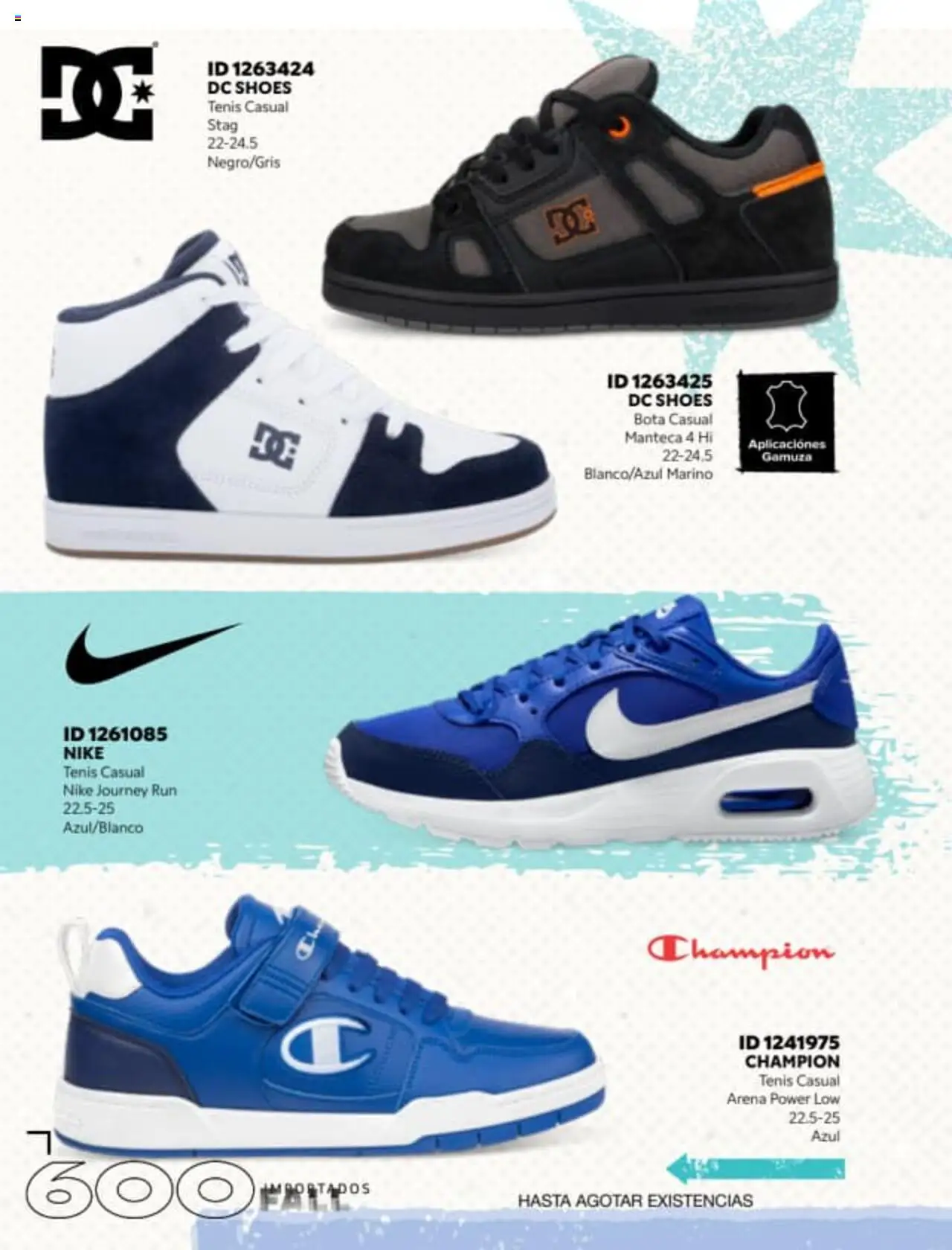 Nuevas ofertas de Price Shoes válidas en toda la República Mexicana desde el 18.08.2025. ¡Encuentra las mejores ofertas en Price Shoes - Catálogo Fall Importados! | Página: 600 | Productos: Tenis, Gamuza