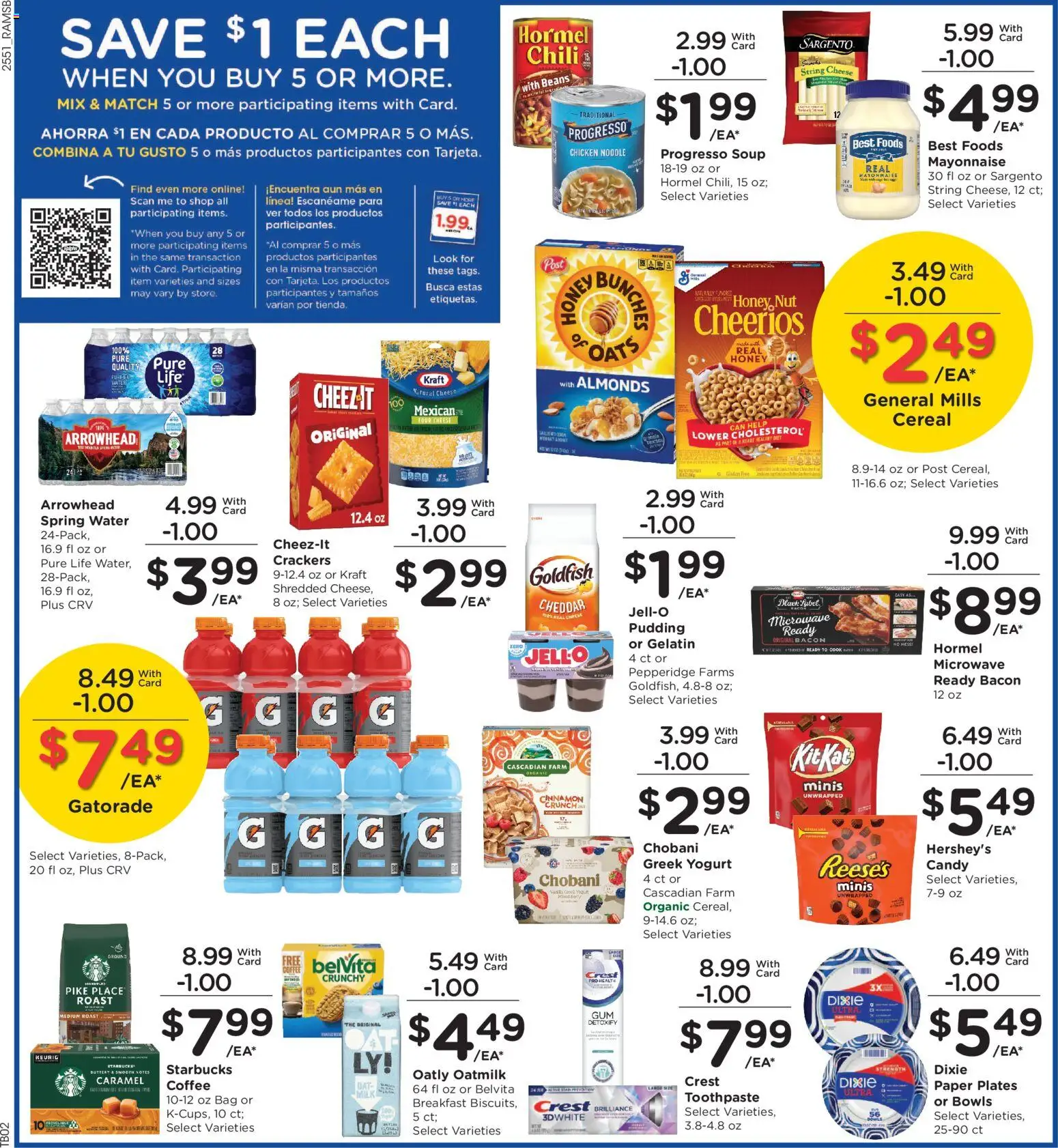 Ralphs Weekly Ad - valid from 21.01.2026 | Page: 3 | Products: Cheese, Coffee, Toothpaste, Water